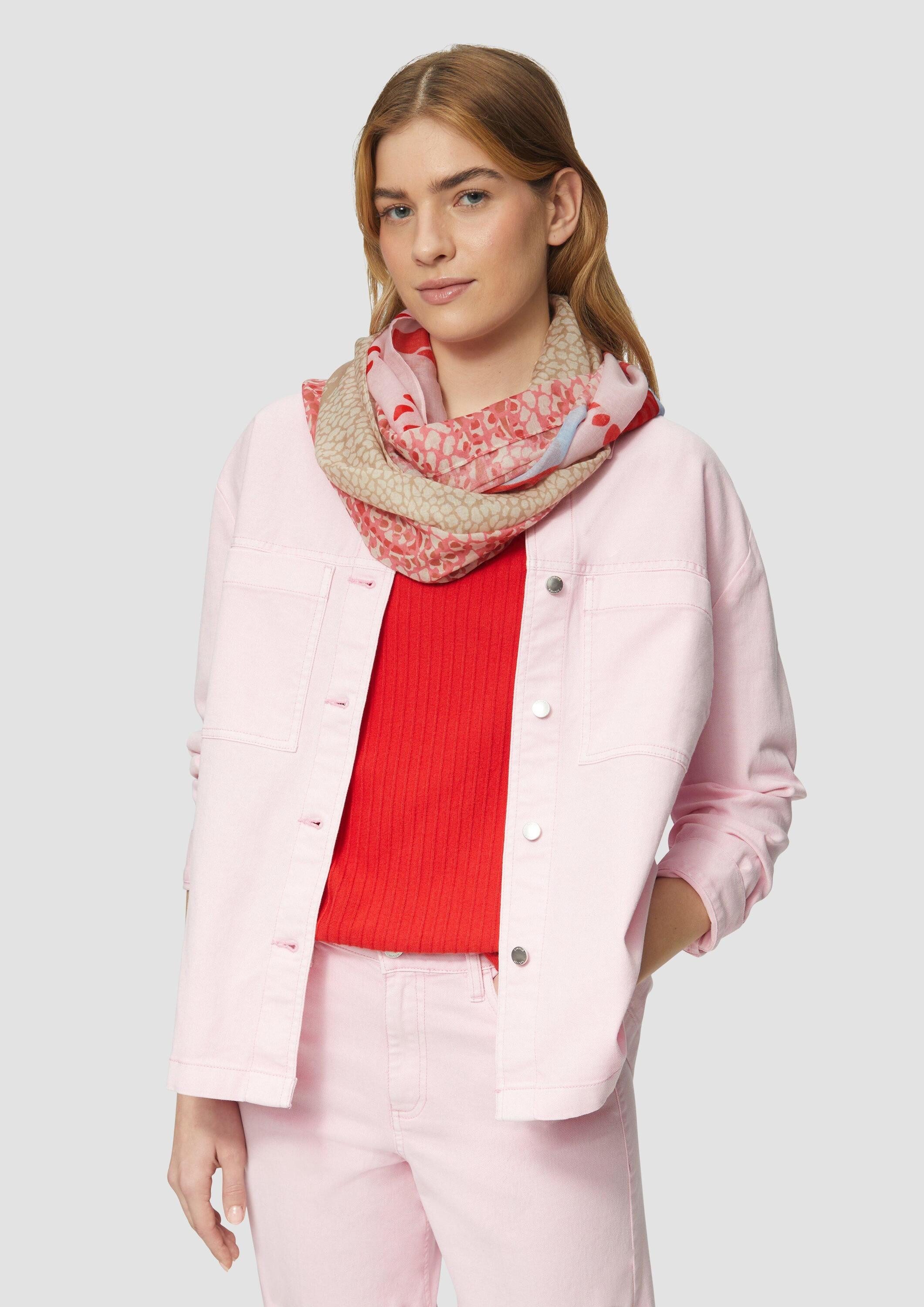 s.Oliver Loop Snood, Snood mit All-over-Print günstig online kaufen