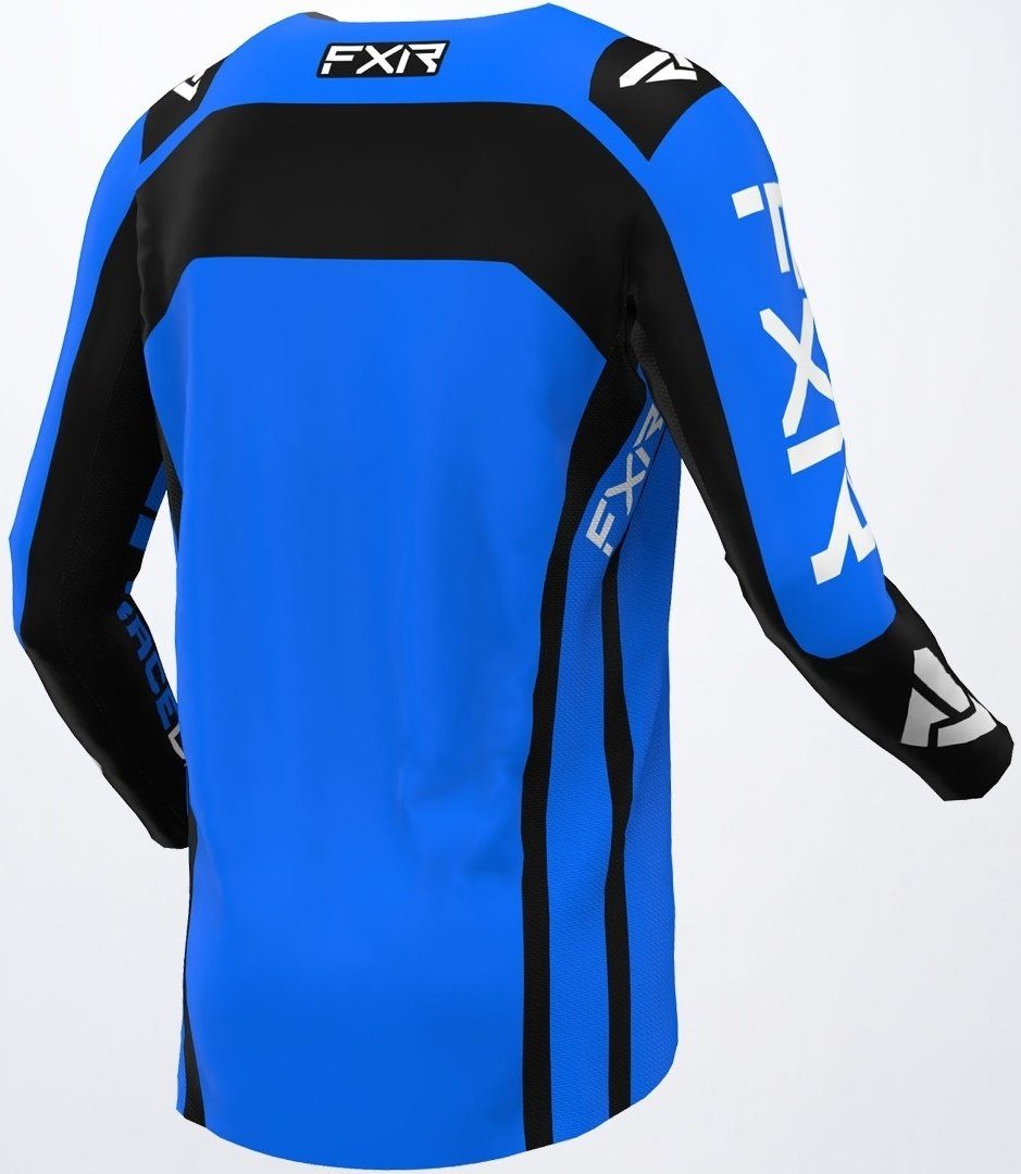 Blue/Black FXR Jersey Off-Road Funktionsshirt RaceDiv Motocross