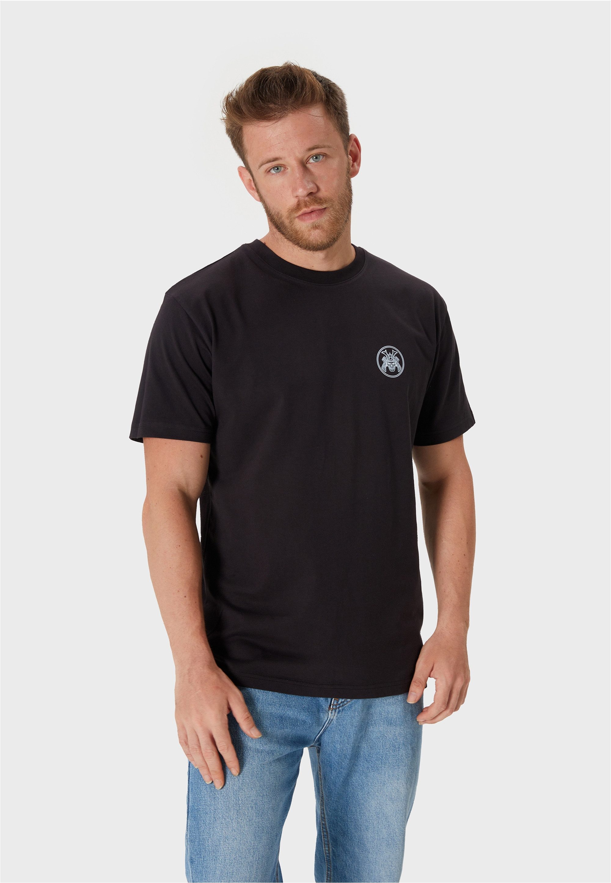 Oldskull T-Shirt Basic Samurai (1-tlg) mit Samurai Logo günstig online kaufen