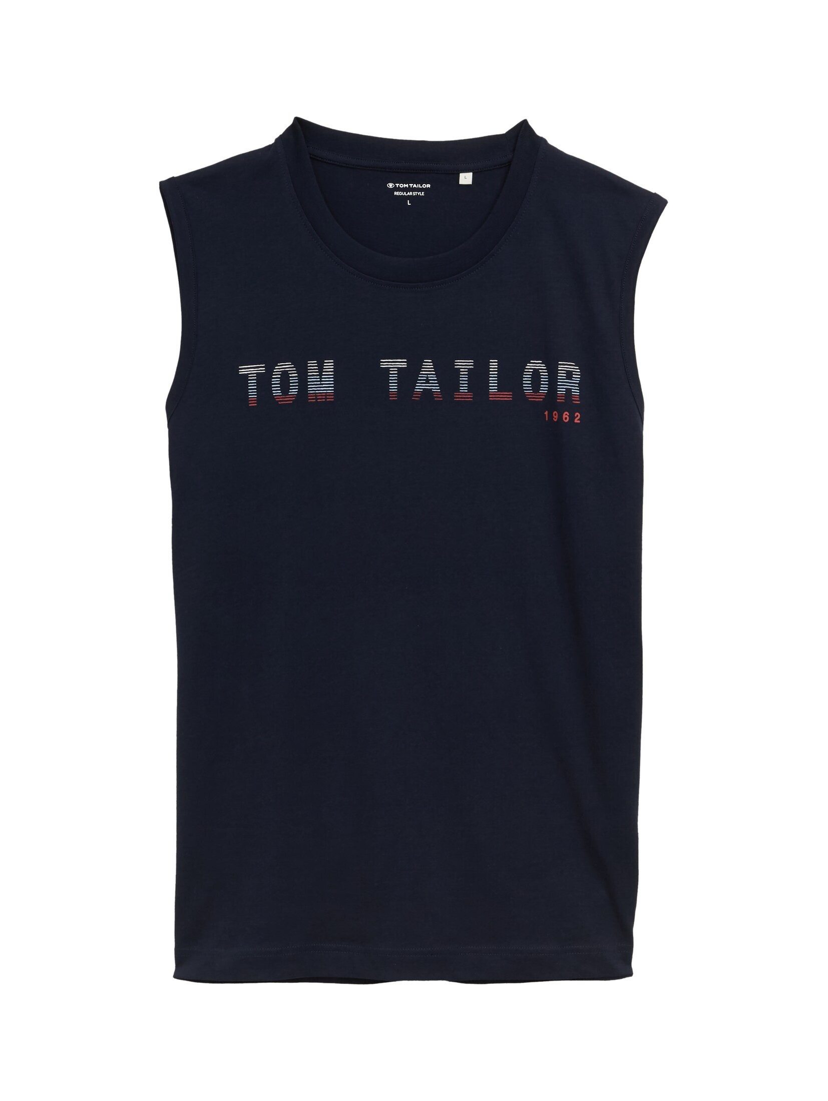 TOM TAILOR Tanktop Tanktop mit Logo-Print günstig online kaufen