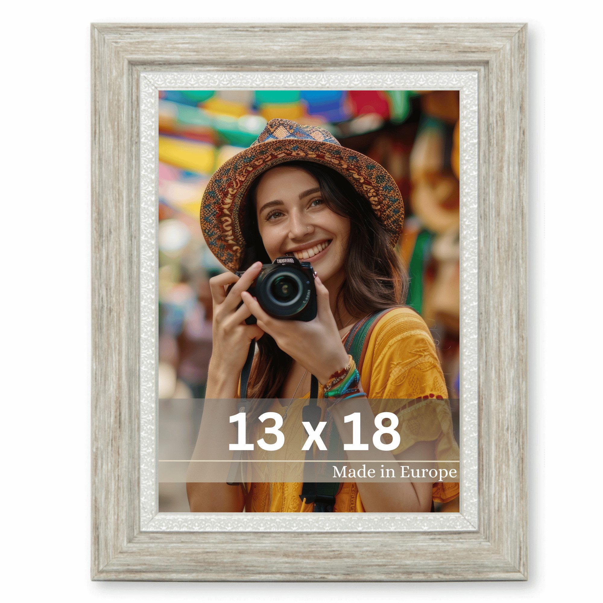 Victor (Zenith) Bilderrahmen Boho, Bilderrahmen Grau 13x18 cm, Bilderrahmen günstig online kaufen