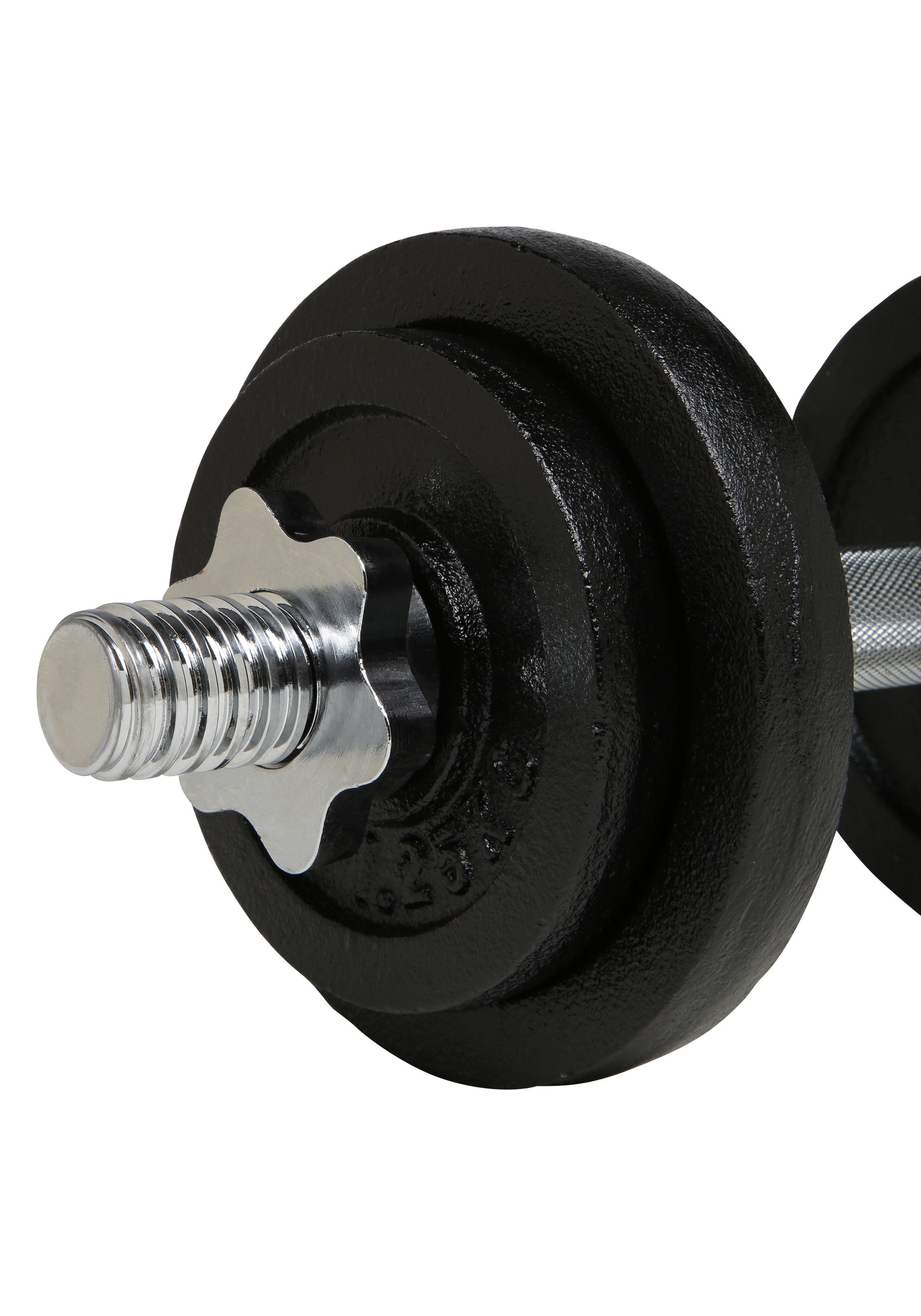 ENDURANCE Kurzhantel Dumbell 10 kg, Gewichten austauschbaren mit