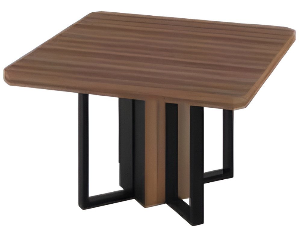 Xlmoebel Konferenztisch Designer Konferenztisch braun Quadratischer kleiner Tisch (1-St., Konferenztisch), Hergestellt in Europa