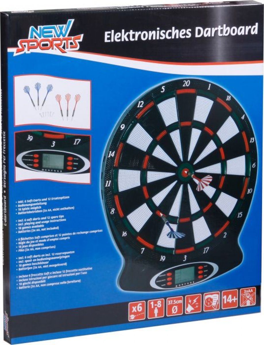 Dartscheibe Elektronisches Dartboard chrom