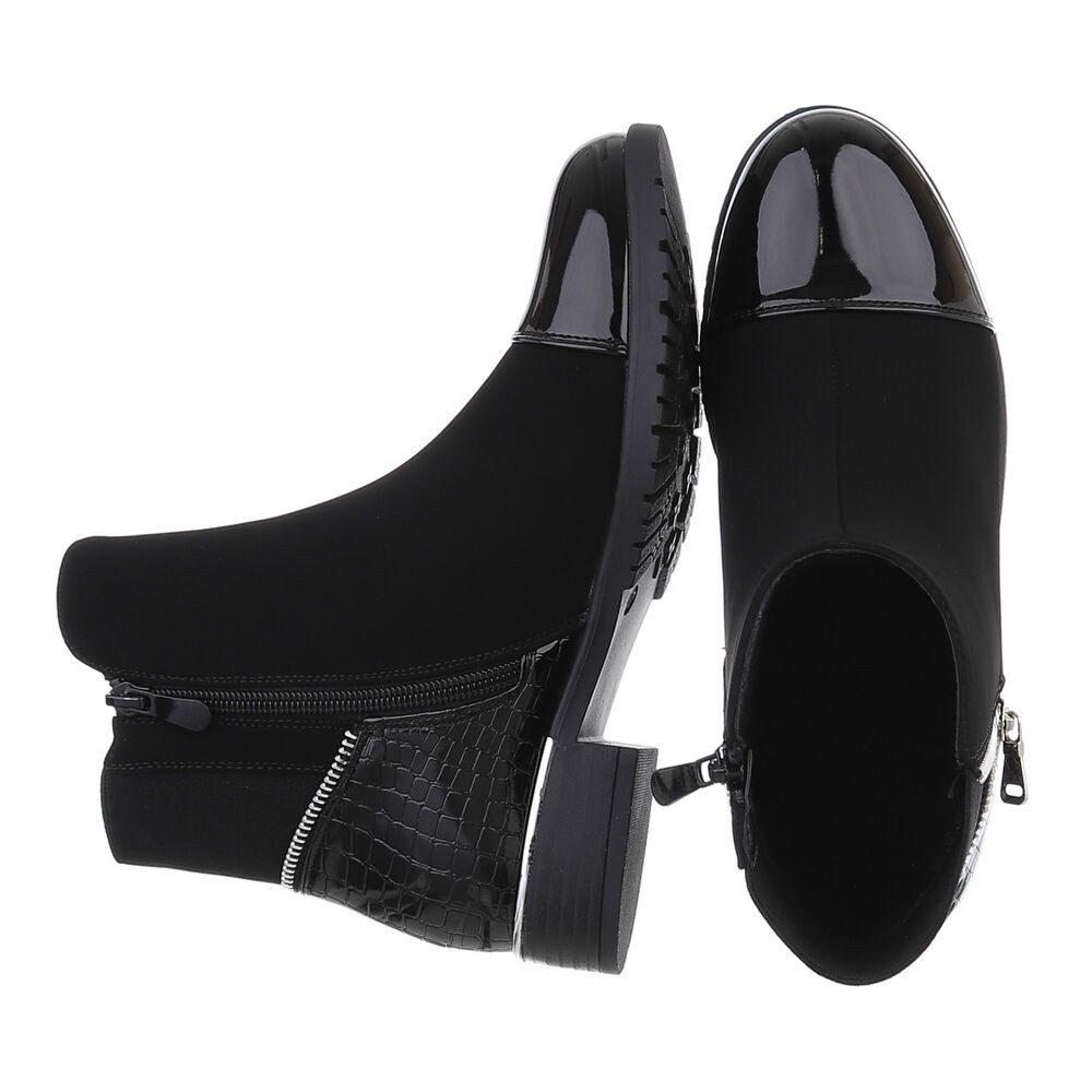 Ital-Design Damen Elegant Stiefelette (87417696) Blockabsatz günstig online kaufen