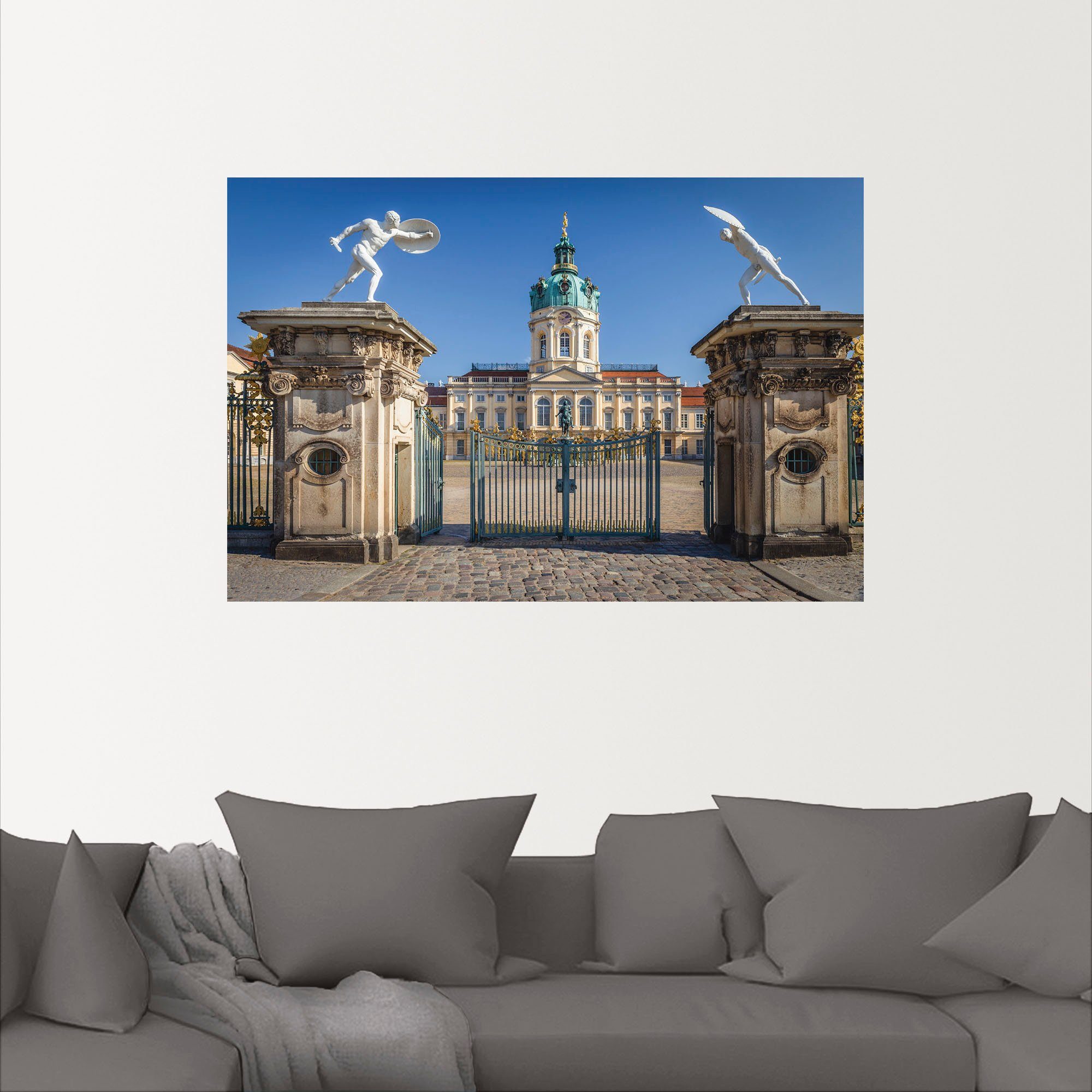 Artland Wandbild »Schloss Charlottenburg«, Gebäude (1 Stück), in vielen Größen & Produktarten - Alubild / Outdoorbild für den Außenbereich, Leinwandbild, Poster, Wandaufkleber / Wandtattoo auch für Badezimmer geeignet-kaufen