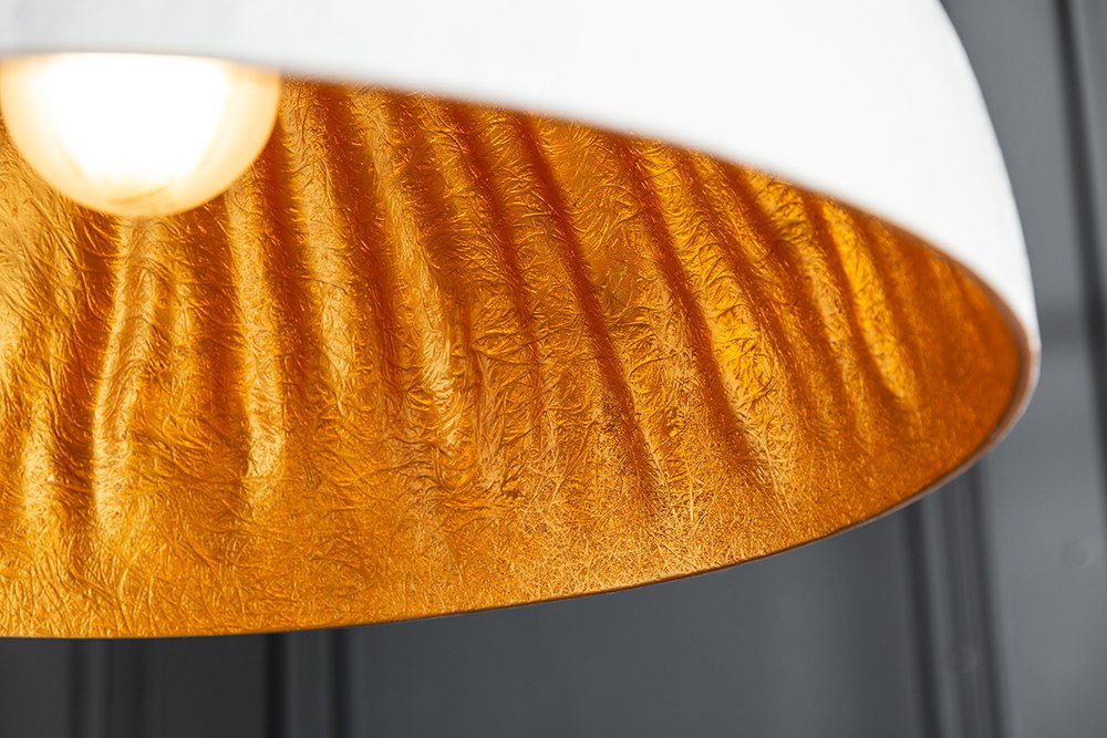 / gold, riess-ambiente weiß Pendelleuchte GLOW Modern Design ohne Leuchtmittel, 50cm