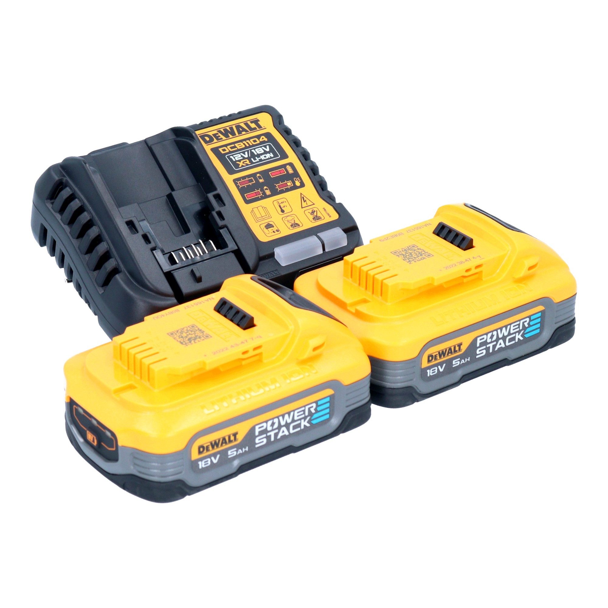 DeWalt Akku-Heckenschere DCMHT 563 H2 Akku Heckenschere 18 V 55 cm + 2x Powerstack Akku 5,0 Ah