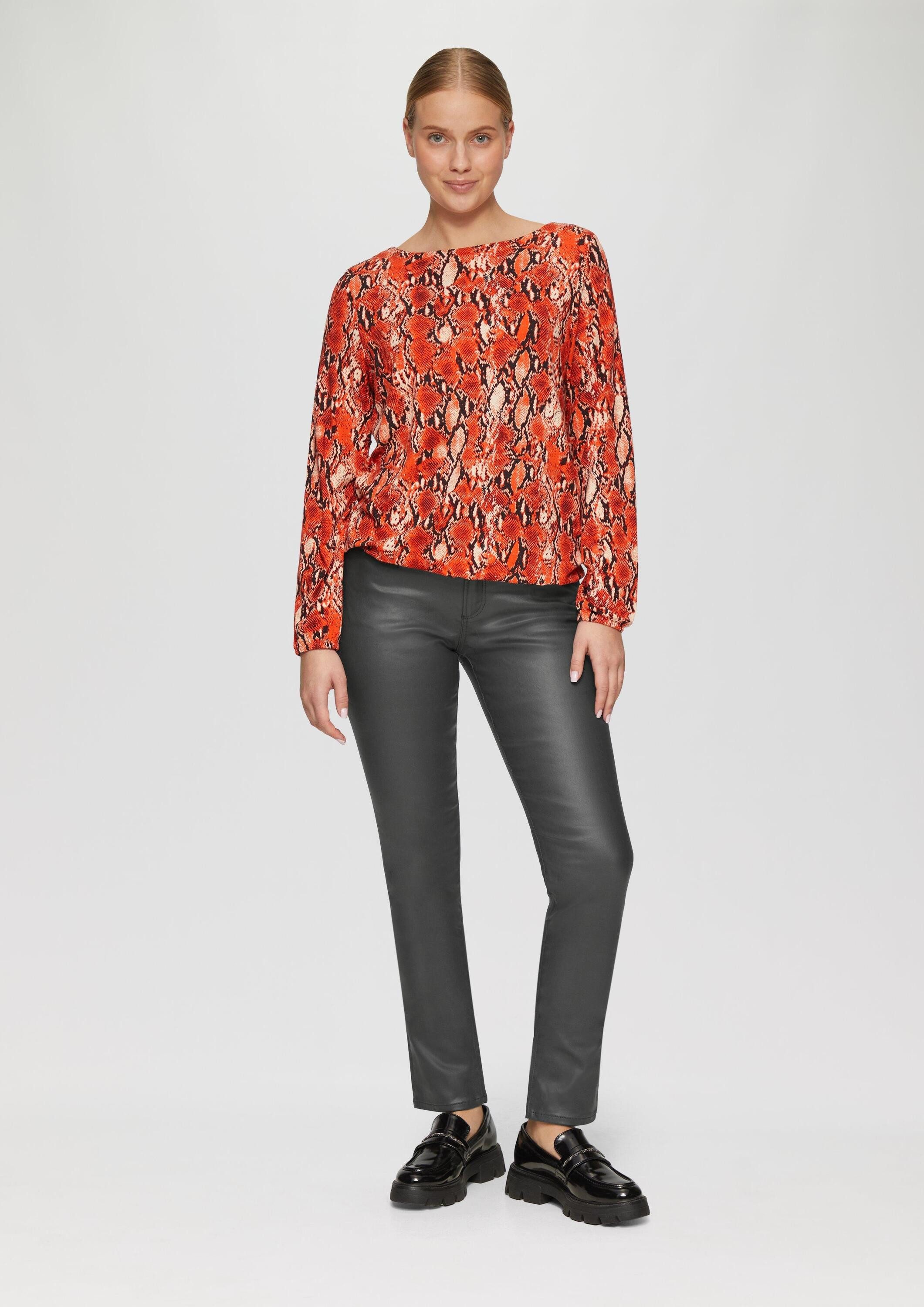 s.Oliver Slim-fit-Jeans Jeans-Hose BETSY Jeans Betsy / Slim Fit / Mid Rise / Slim Leg / mit Coating