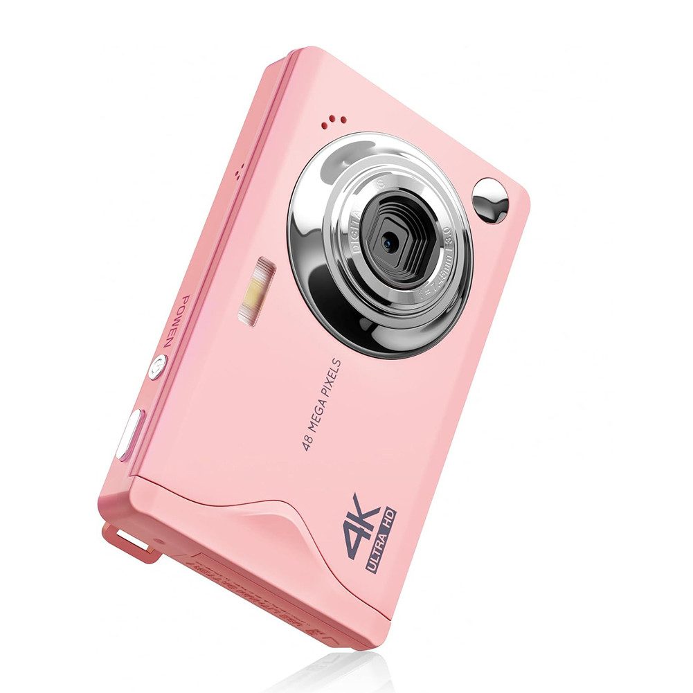 Fine Life Pro Kompaktkamera (48MP 1080P Digitalkamera für Teenager Erwachsene Anfänger)