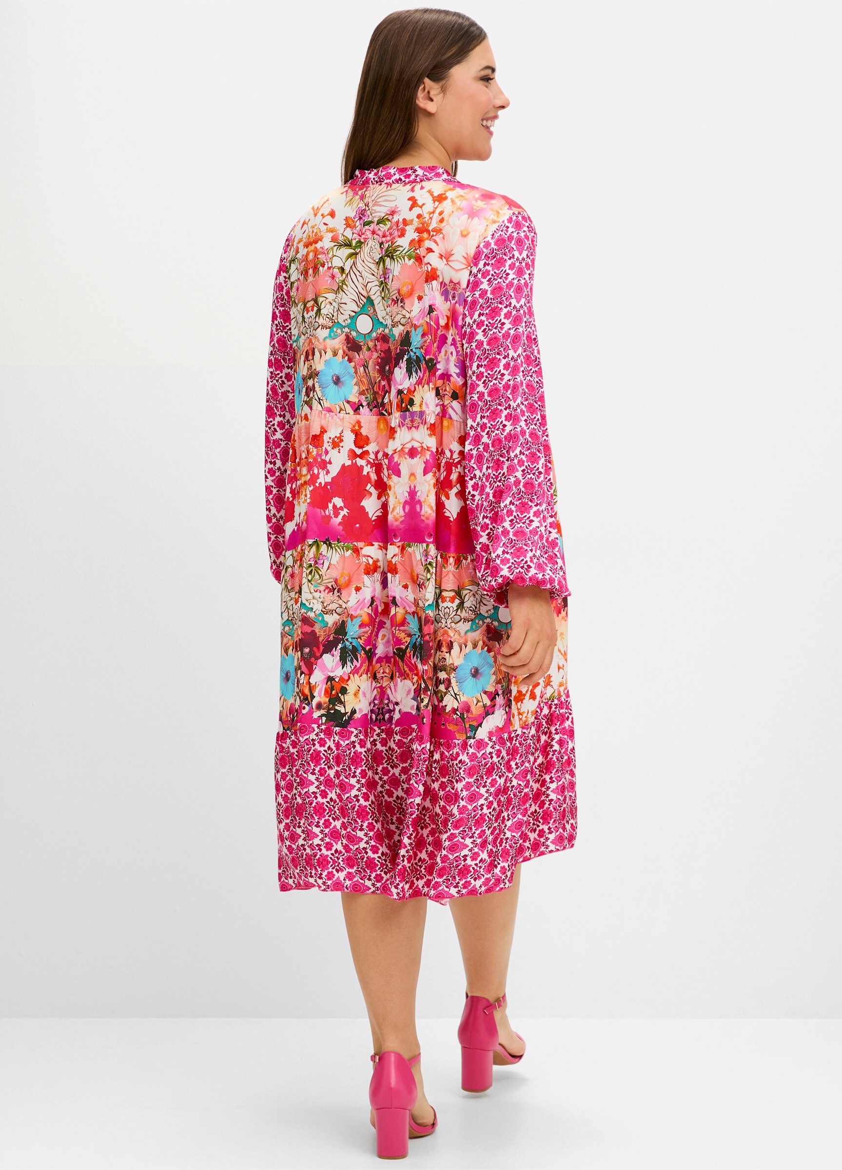 Sheego Etuikleid Stufenkleid . günstig online kaufen