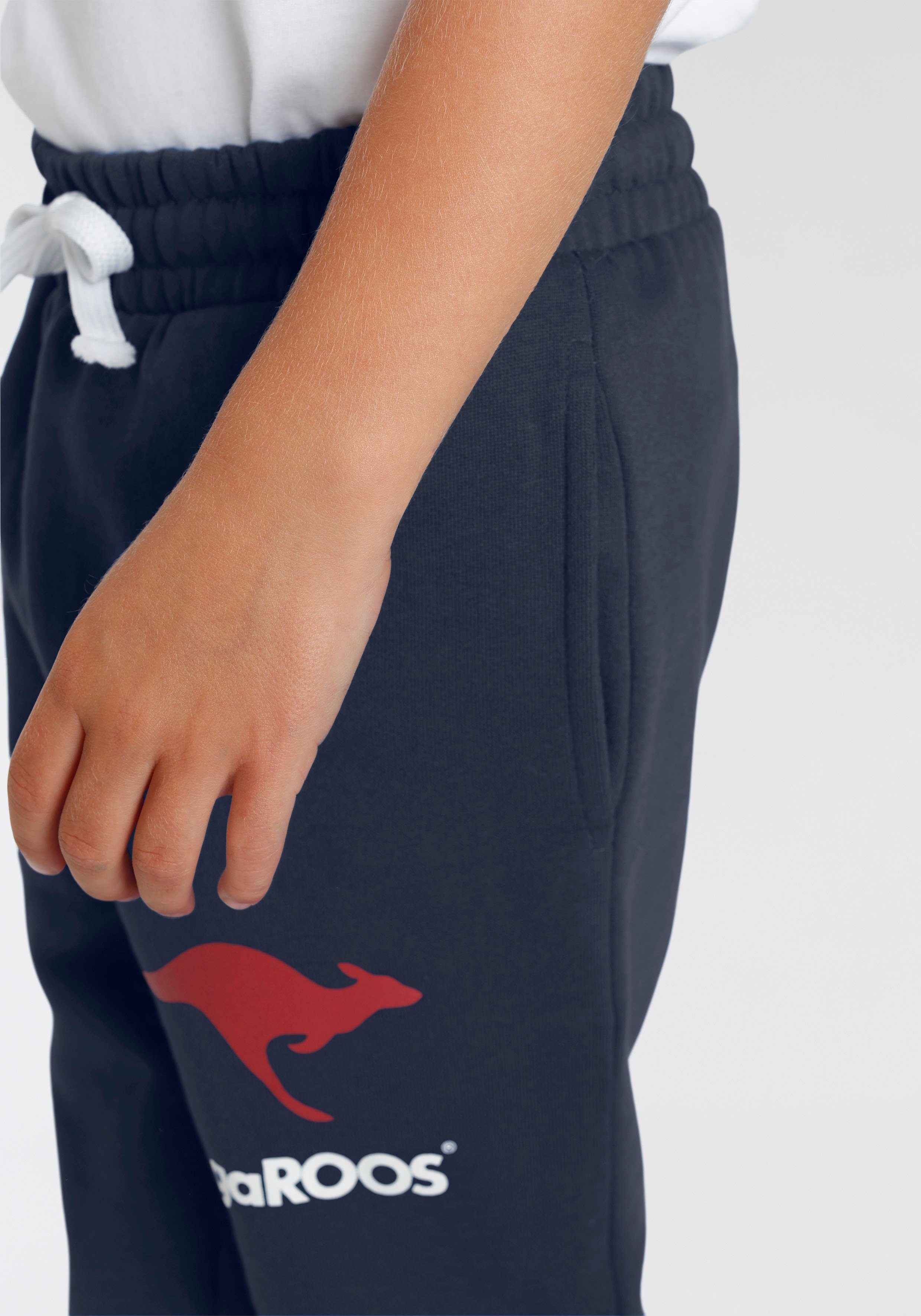 KangaROOS Sweathose Jogginghose mit Logo-Print Basic für kleine Jungen