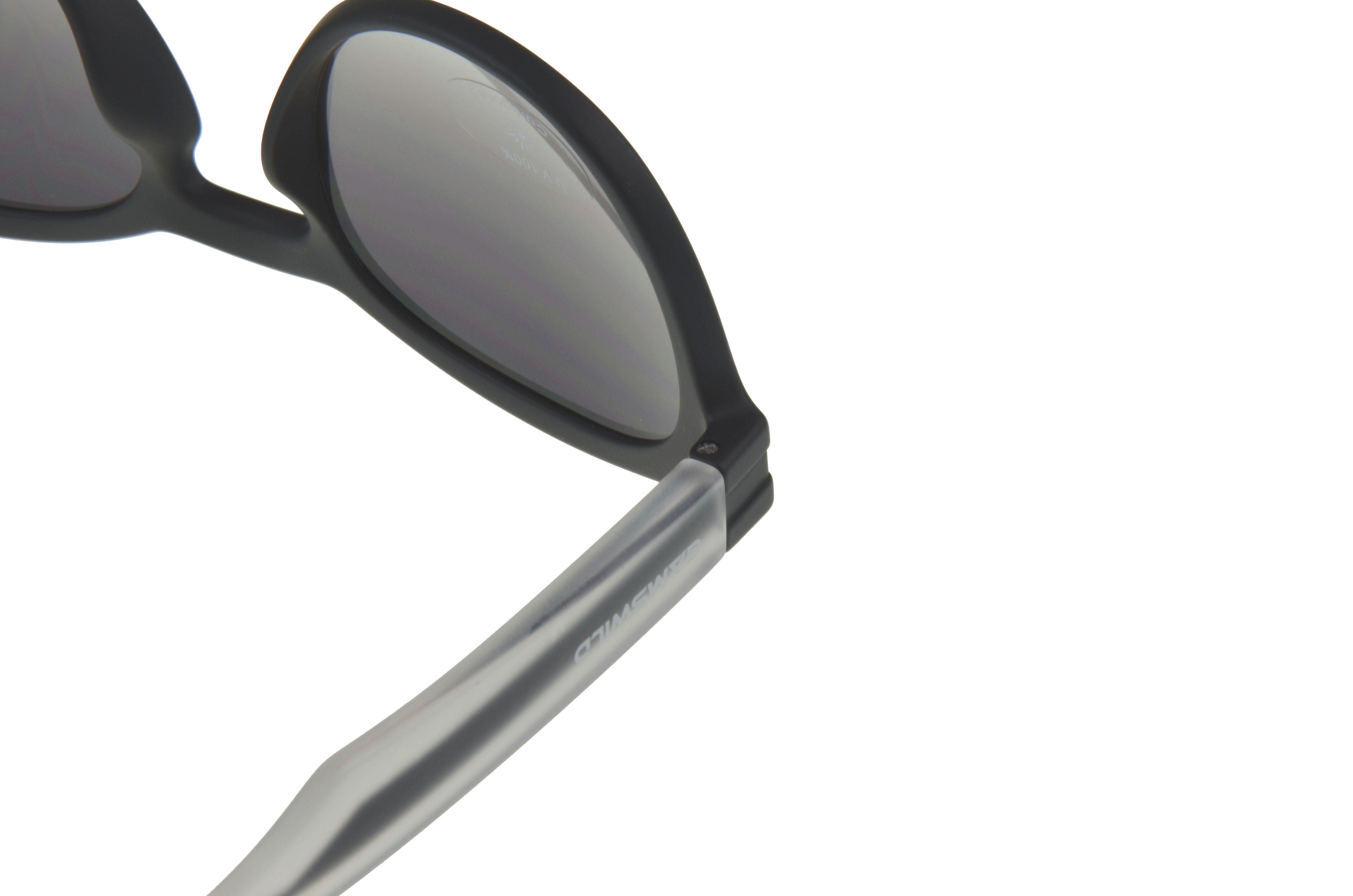 Bügel halbtransparenter Unisex Herren Sonnenbrille schwarz GAMSSTYLE Gamswild WM7525 Damen Modebrille