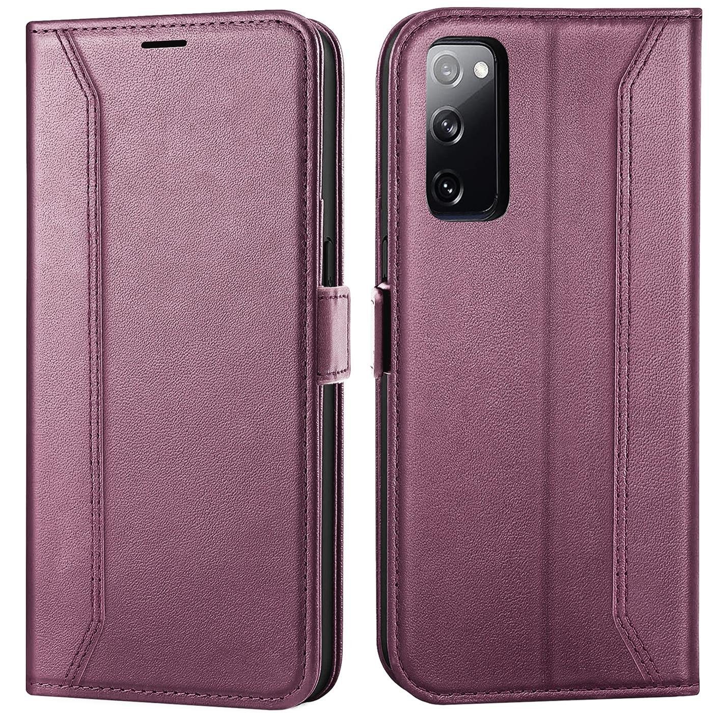 CoolGadget Handyhülle Book Case Elegance Tasche für Samsung Galaxy S20 FE 6,5 Zoll, Hülle Magnet Klapphülle Flip Case für Samsung S20 FE 5G Schutzhülle
