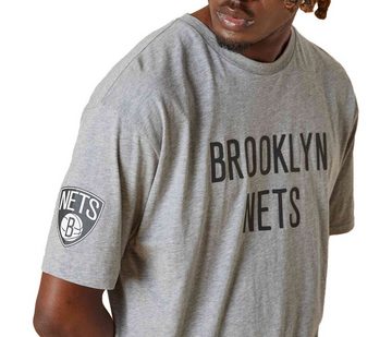 New Era T-Shirt NBA Brooklyn Nets Washed Pack Wordmark Oversized