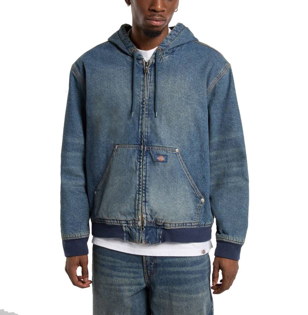 Dickies Jeansjacke Jeansjacke Dickies Hilham Hooded Jacket Kängurutasche günstig online kaufen