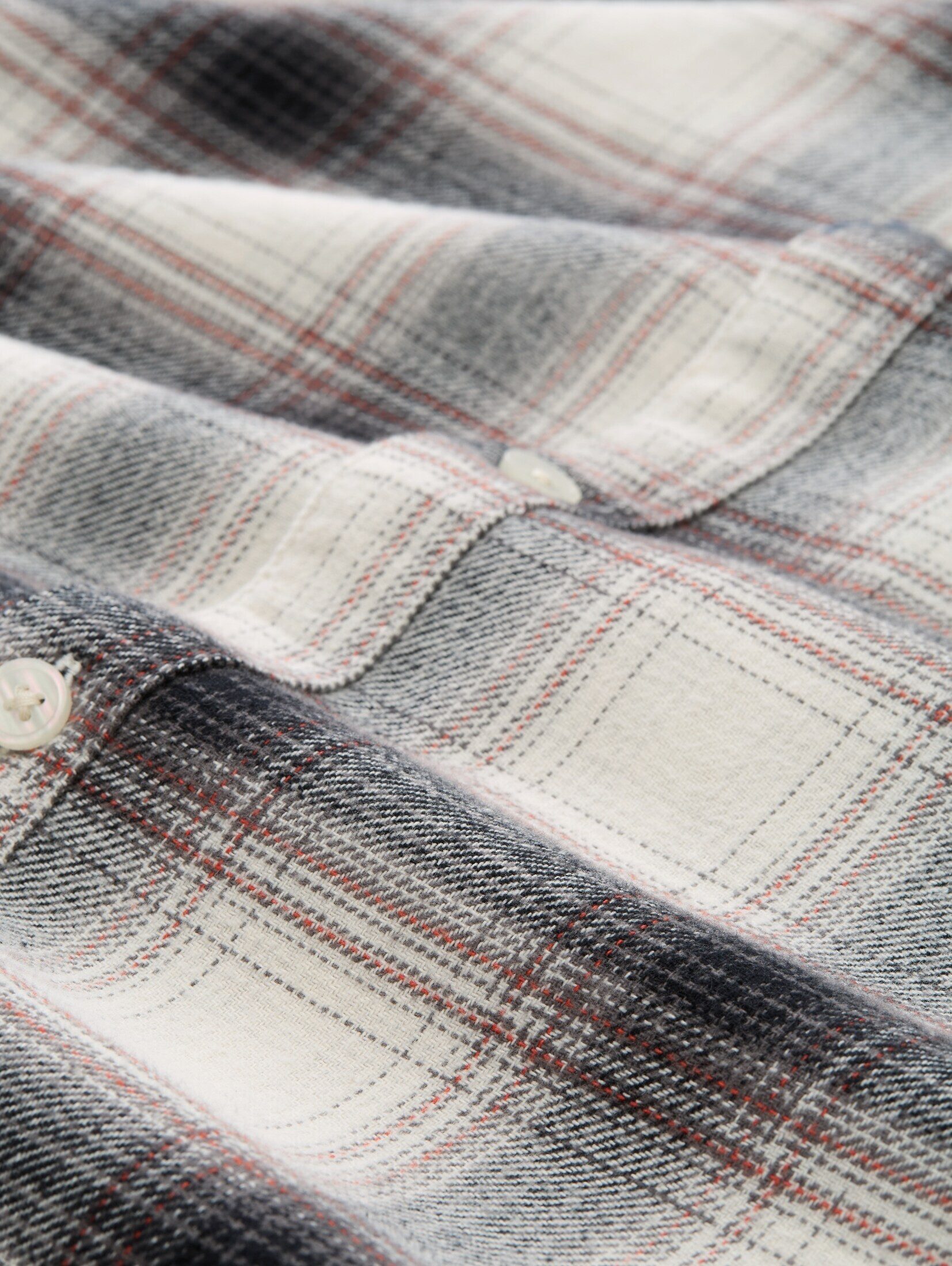 TOM TAILOR Denim Langarmhemd Blusen & Shirts Relaxed Fit Hemd mit Karomuster
