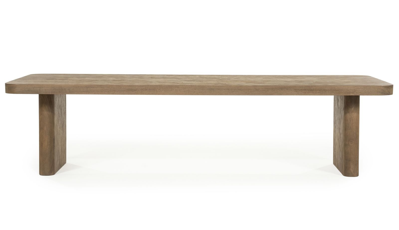 Maison ESTO Esstisch Esszimmertisch LINO aus Mangoholz massiv in 2 Größen, Tischplatte 7,5 cm stark