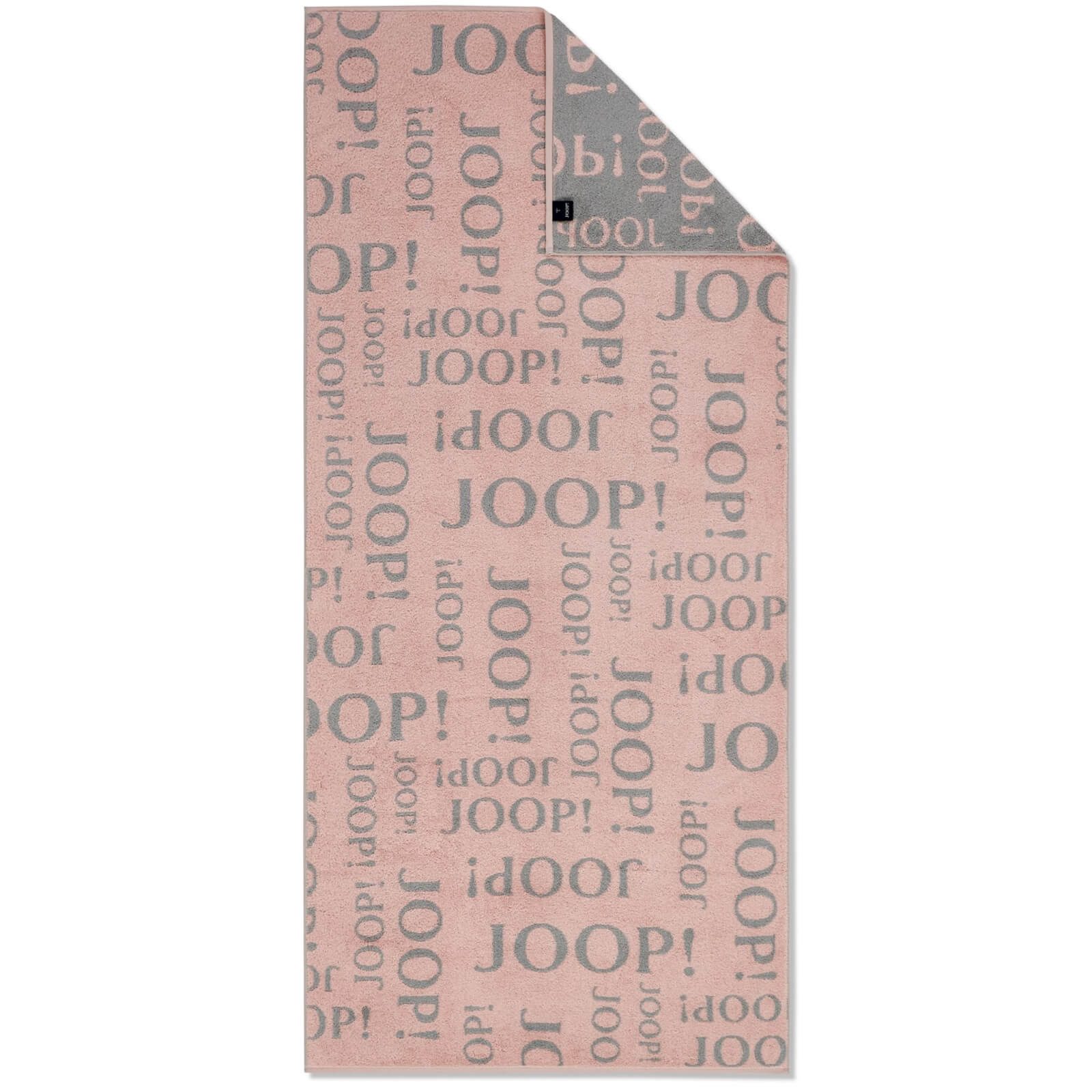 JOOP! Saunatuch Active Repeat 1684 27 Rosè, Walkfrottier (1-St), Badetuch, Wellnesstuch, Saunalaken
