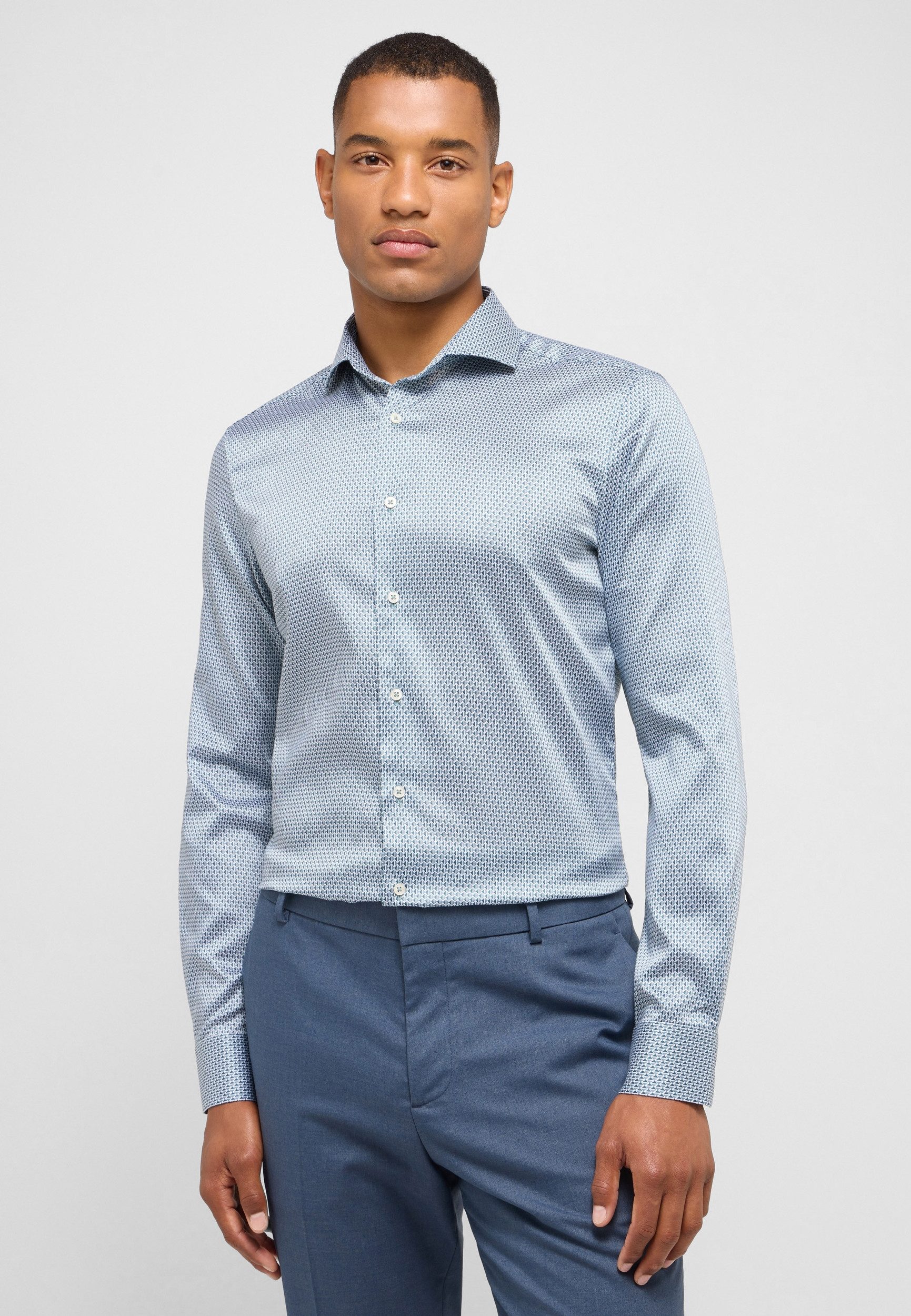 Eterna Businesshemd - Hemd - Businesshemd - Performance Shirt Twill-Stretch Langarm