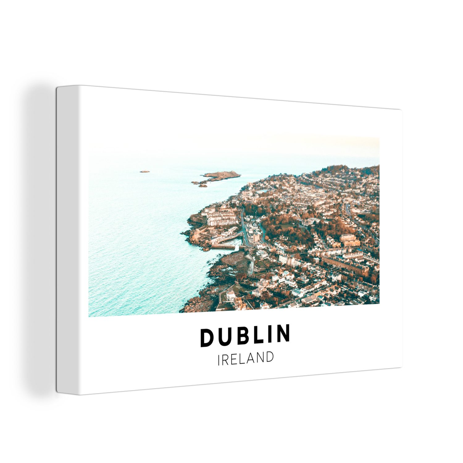 OneMillionCanvasses® Leinwandbild Dublin - Irland - Architektur, (1 St), Wandbild Leinwandbilder, Aufhängefertig, Wanddeko, 30x20 cm