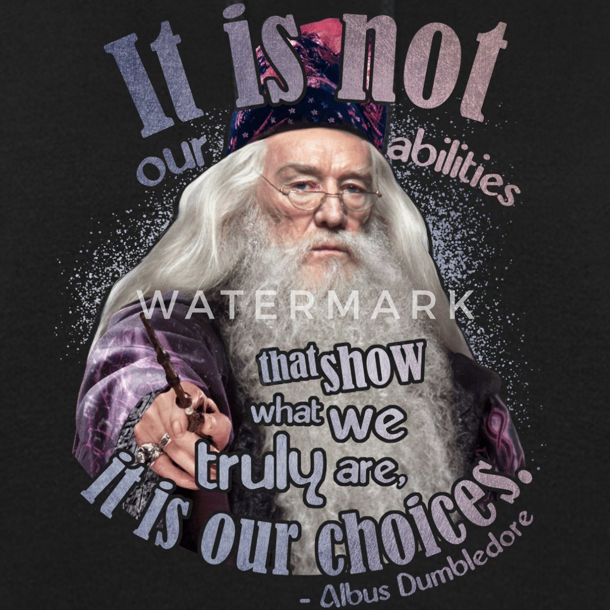 Spreadshirt Hoodie Harry Potter Albus Dumbledore Zitat Damen Hoodie (1-tlg)