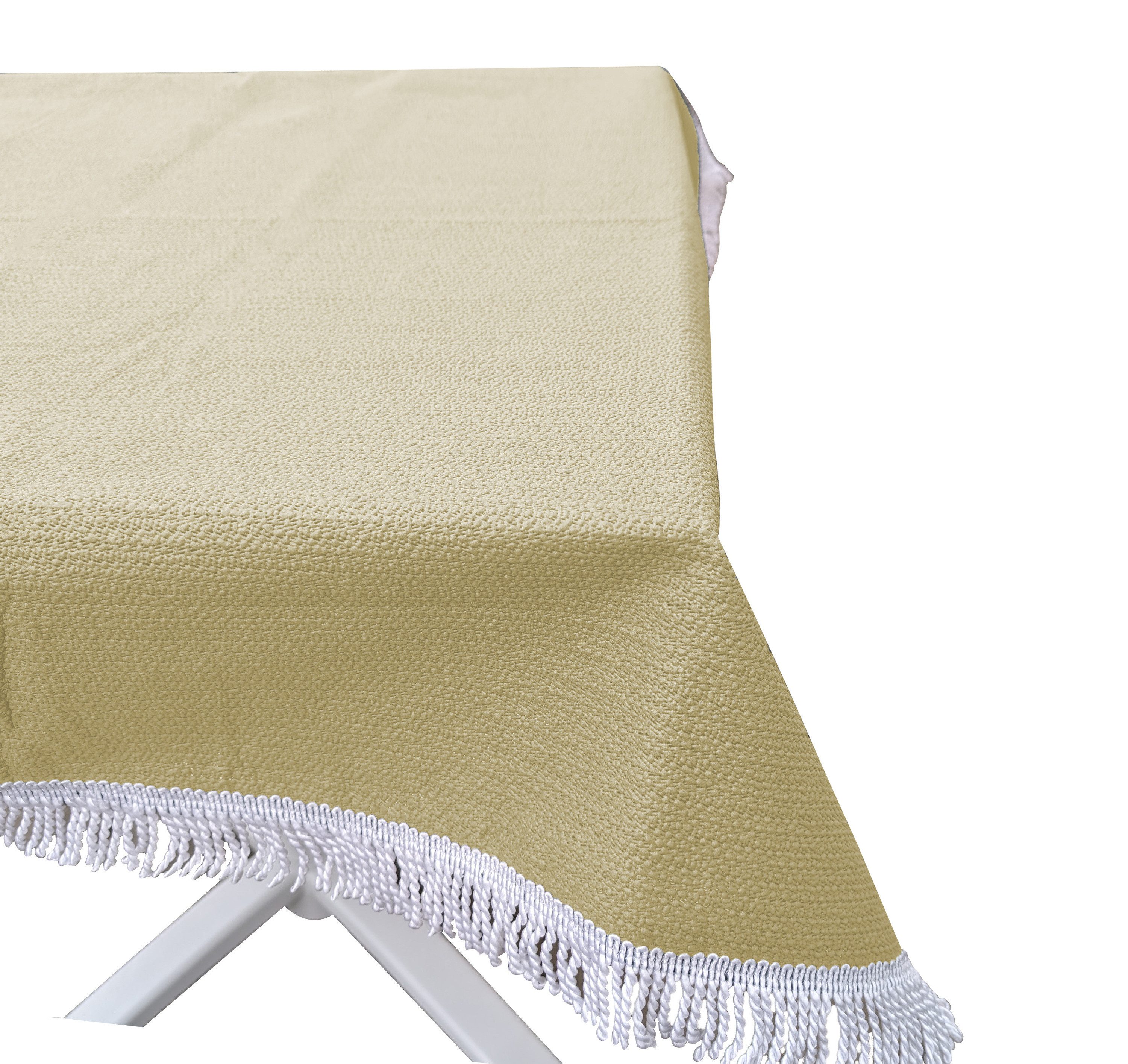 Grasekamp Gartentischdecke Gartentischdecke Weichschaum Beige günstig online kaufen