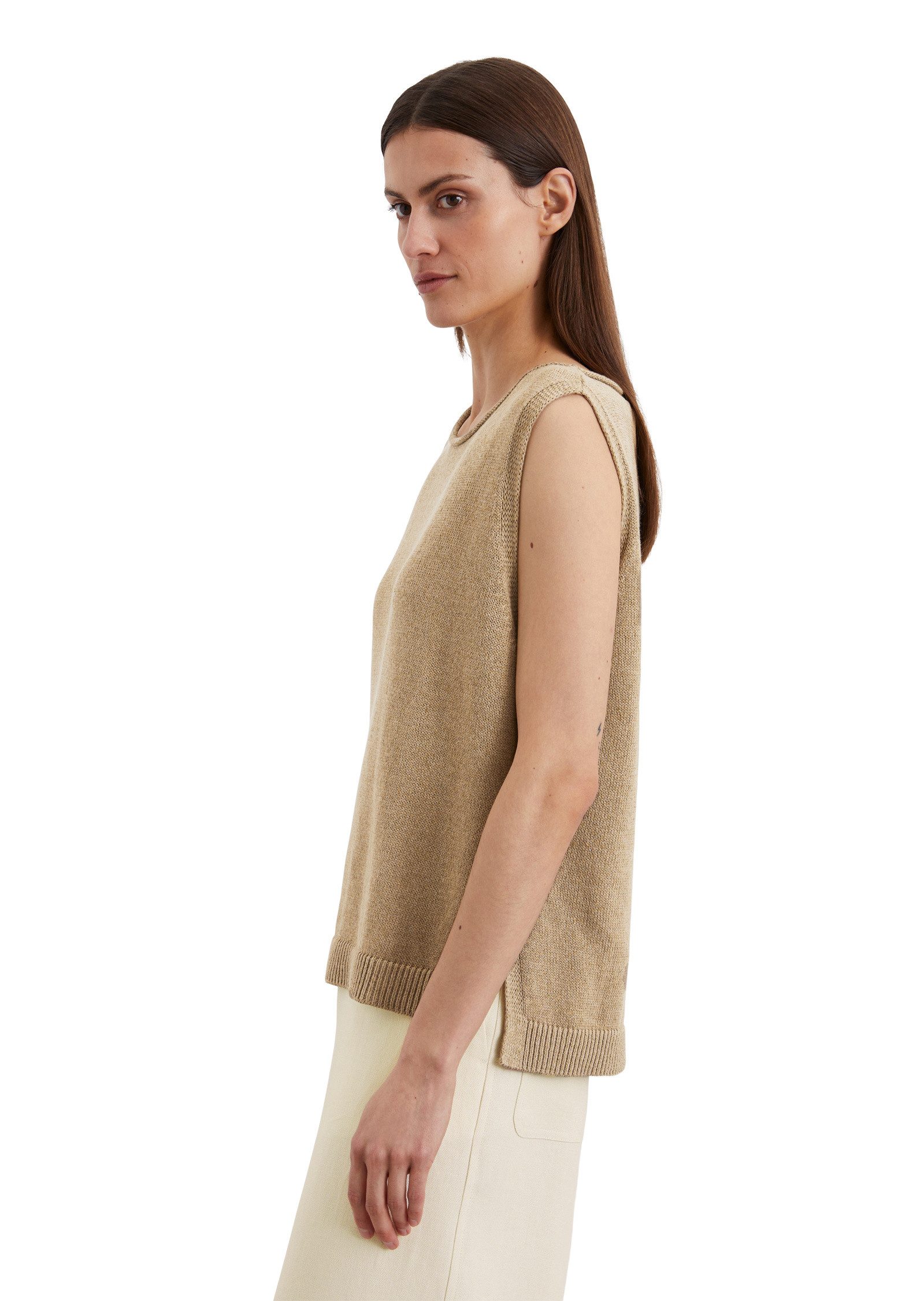 Marc OPolo Strickpullover "aus Leinen-Mix" günstig online kaufen