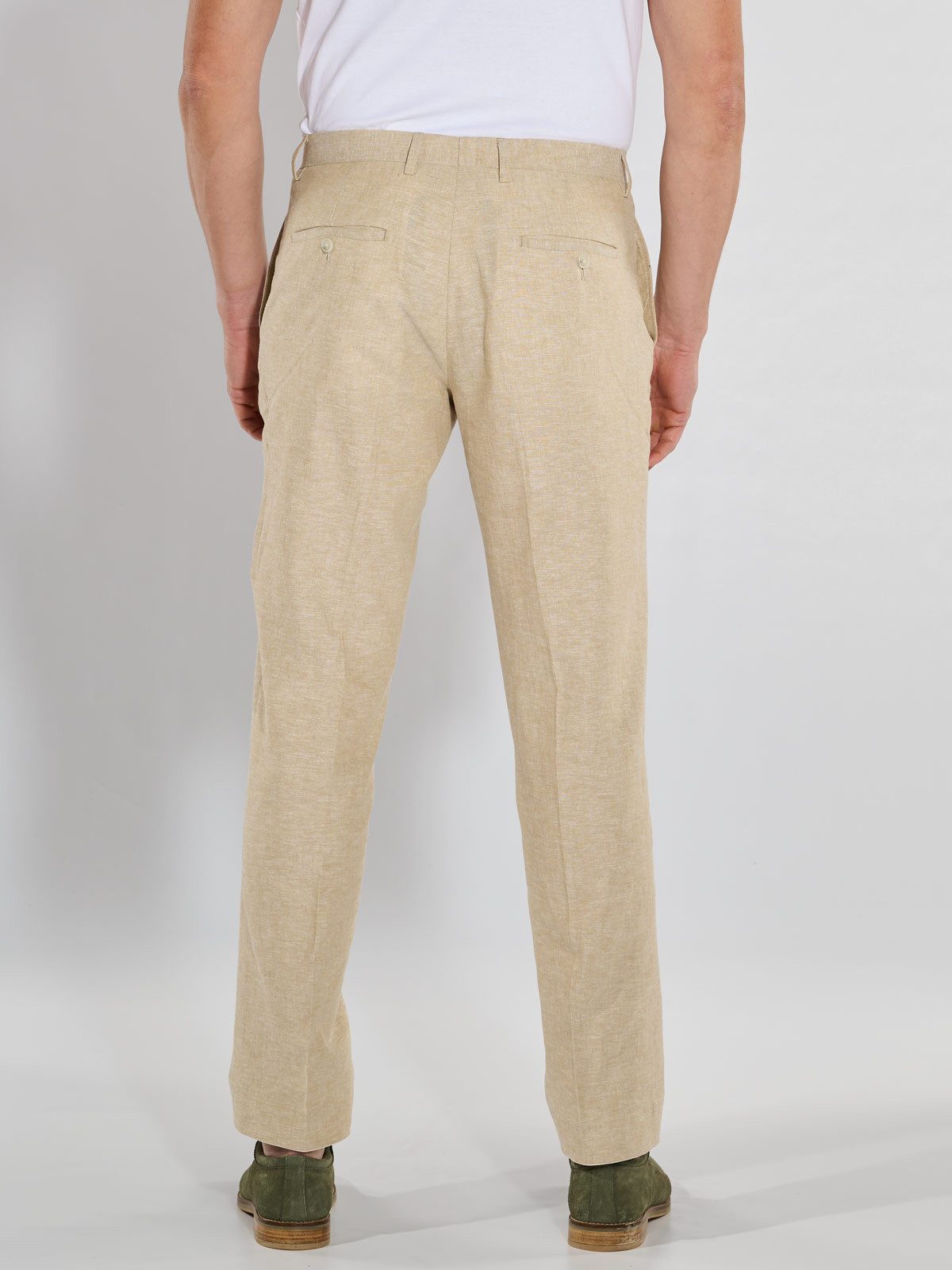 Engbers Anzughose Herren Anzug-Hose slim fit, Beige