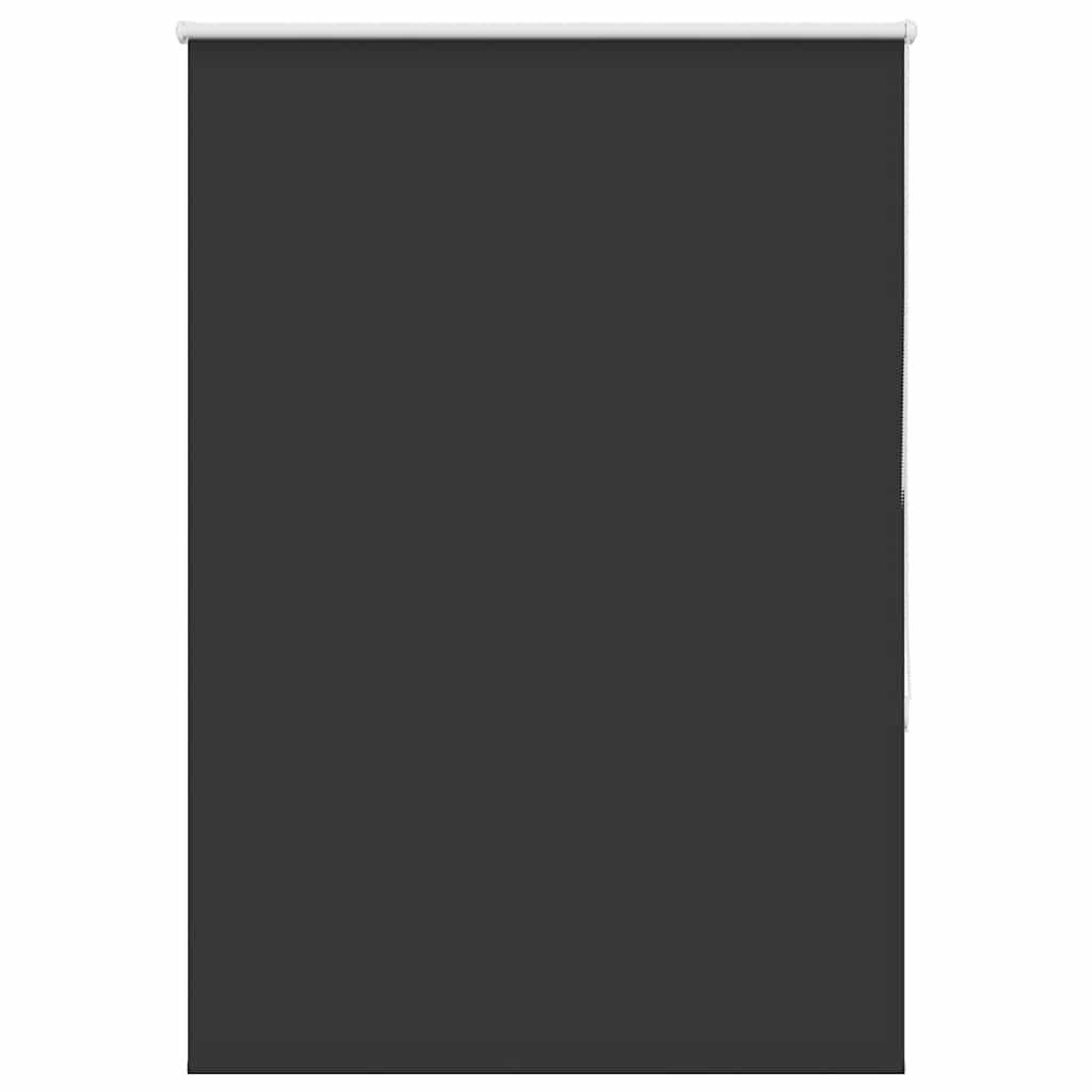 vidaXL Gardine NA Verdunkelungsrollo Schwarz 105x130 cm Stoffbreite 100,7 cm