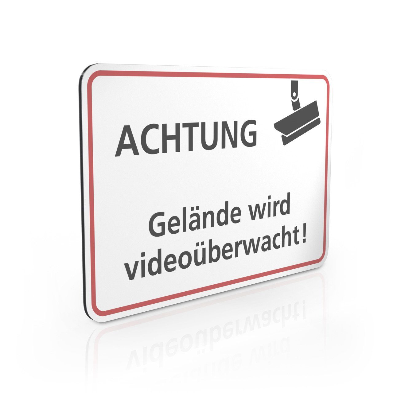 SafetyMarking Hinweisschild Achtung - Gelände wird videoüberwacht!