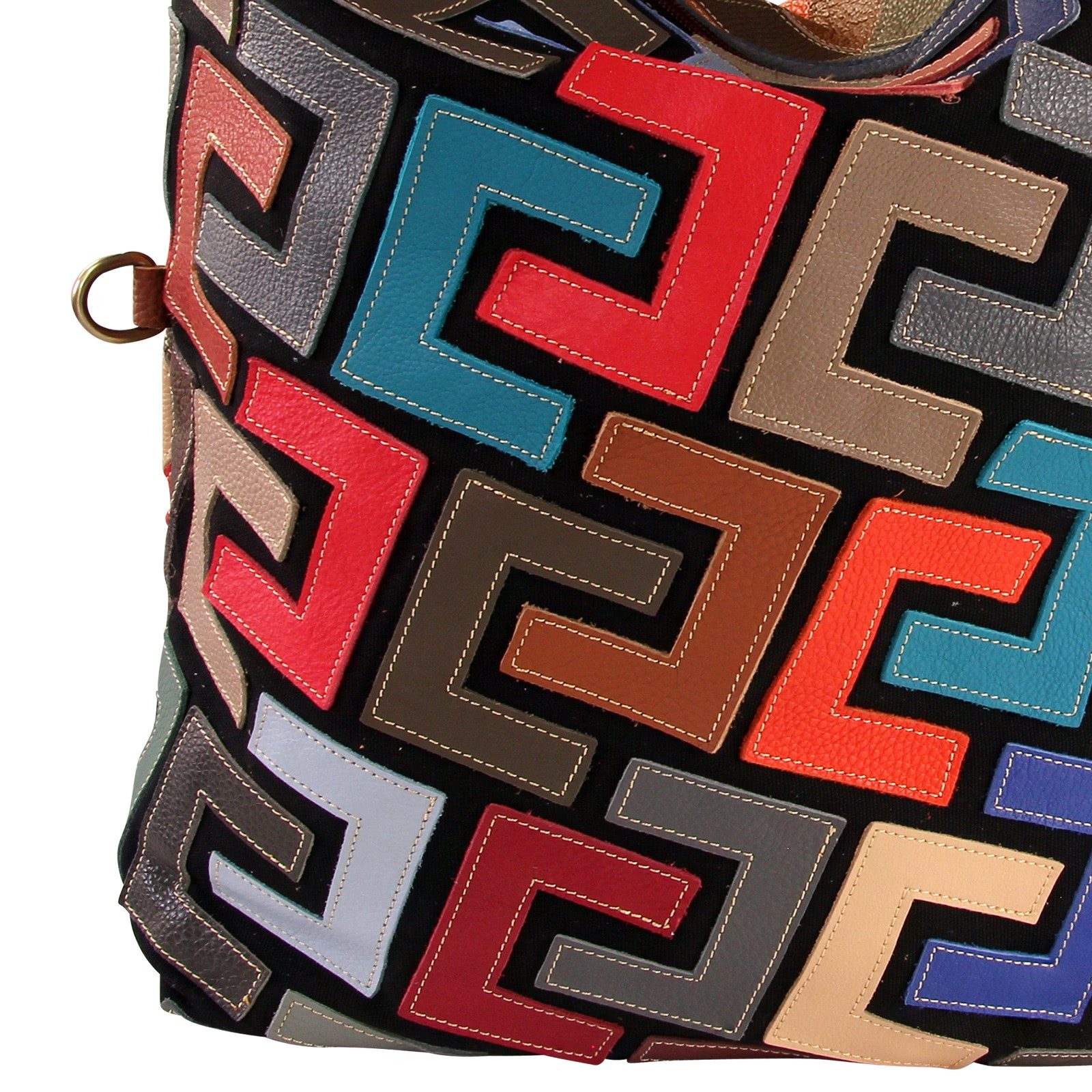 FLORENCE Schultertasche Florence ital. Shopper Echtleder günstig online kaufen