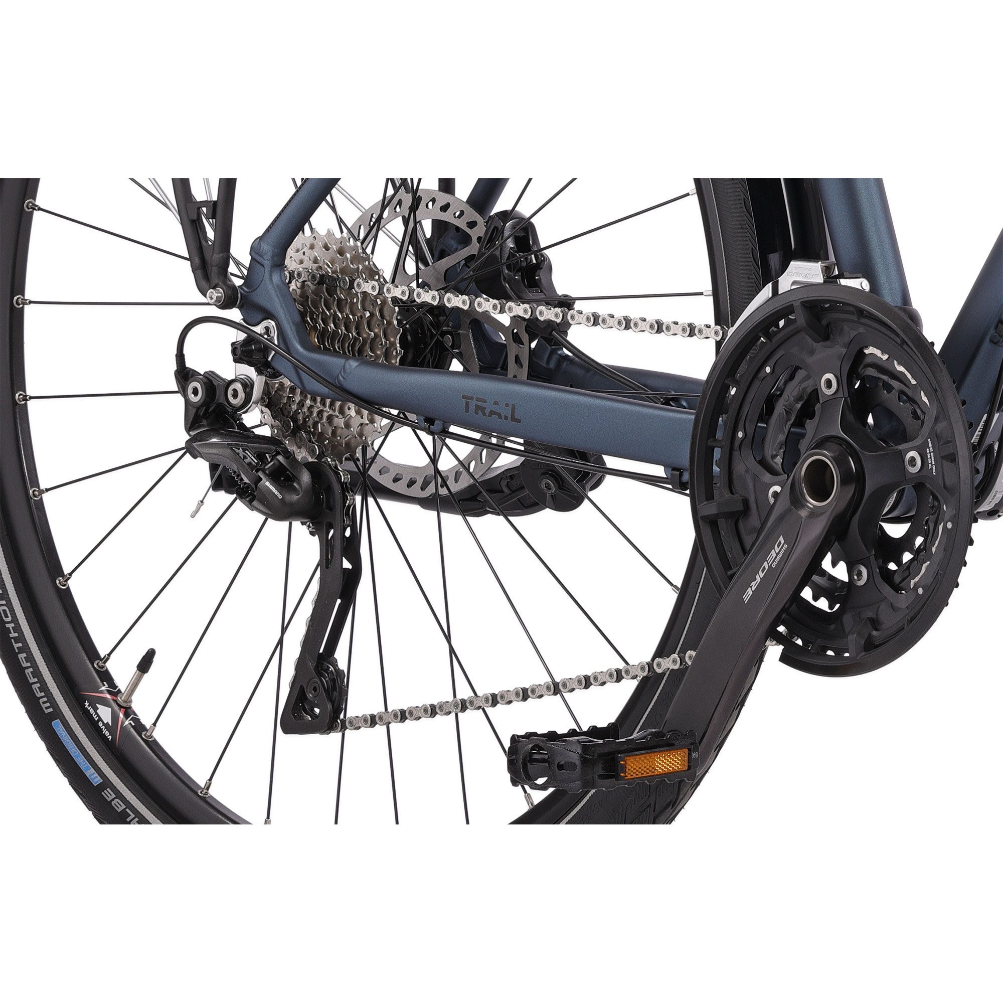 Airtracks Trekkingrad 28 Zoll Damen Trekking Fahrrad TRAIL 6.0 Shimano DEORE XT RD-T8000, 30 Gang, Kettenschaltung, Trekkingbike - Rahmenhöhen 45 cm 50 cm 55 cm » Modeljahr 2026