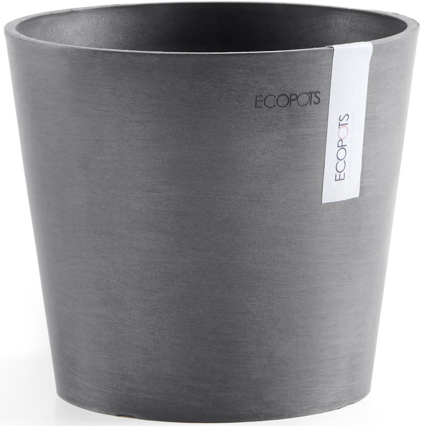 ECOPOTS Blumentopf AMSTERDAM Mini Grey, BxTxH: 17x17x14,9 cm günstig online kaufen