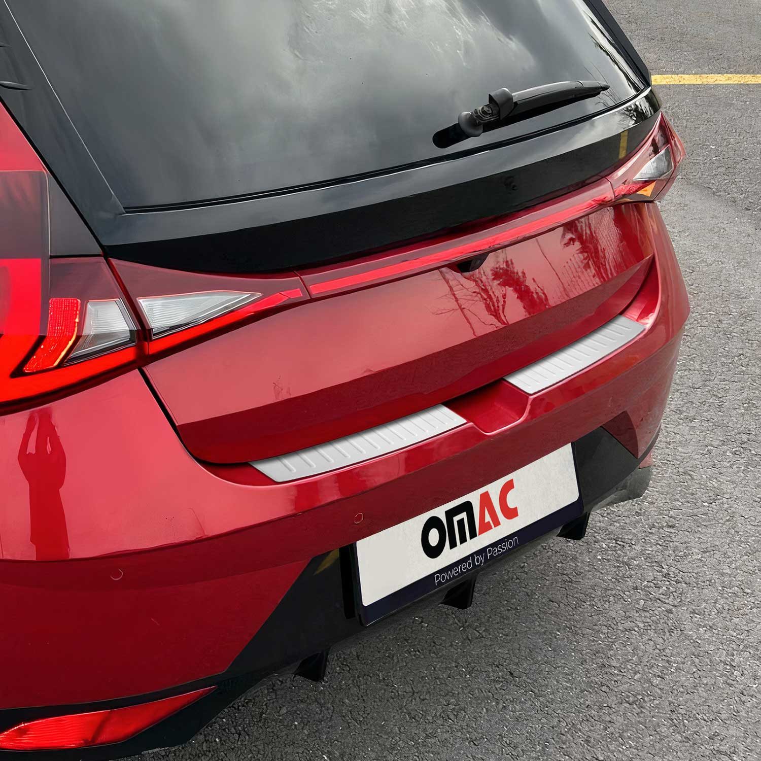 OMAC Ladekantenschutz für Hyundai i20 2020-25 Edelstahl Chrom, Zubehör für Hyundai i20 2020-2025, Langlebig,Einfache Reinigung,Einfache Installation,Rostbeständig