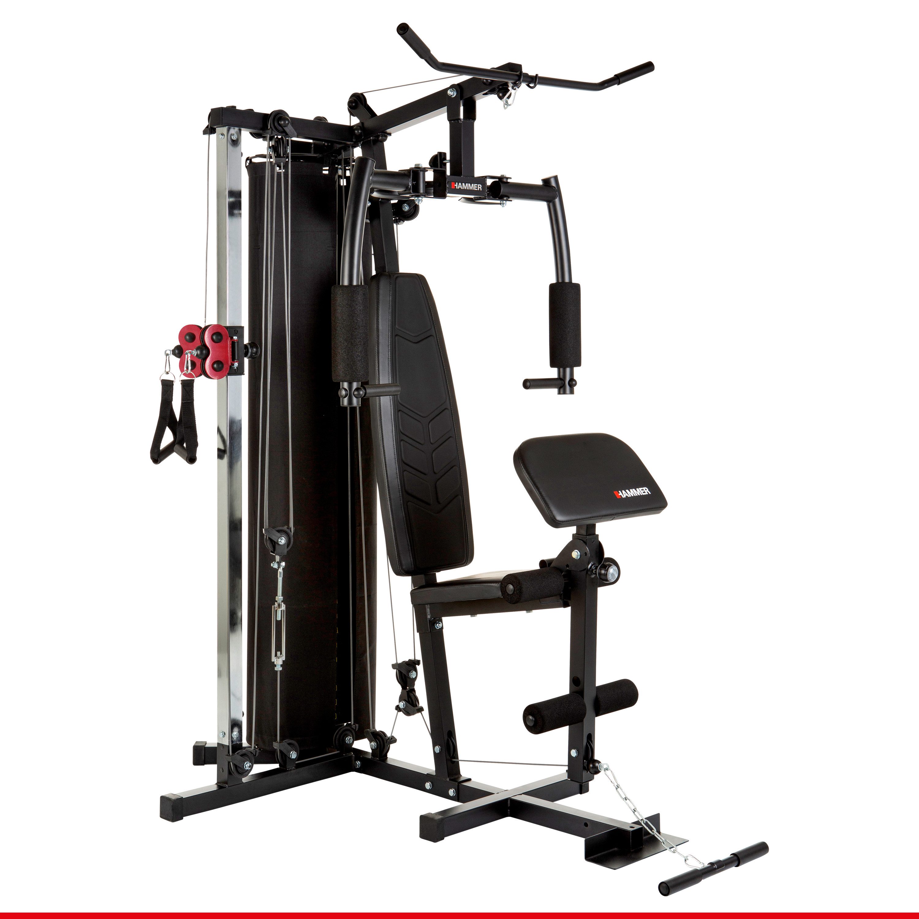Hammer Trainingsstation Kraftstation FERRUM TX2, 12 Gewichtsblöcke