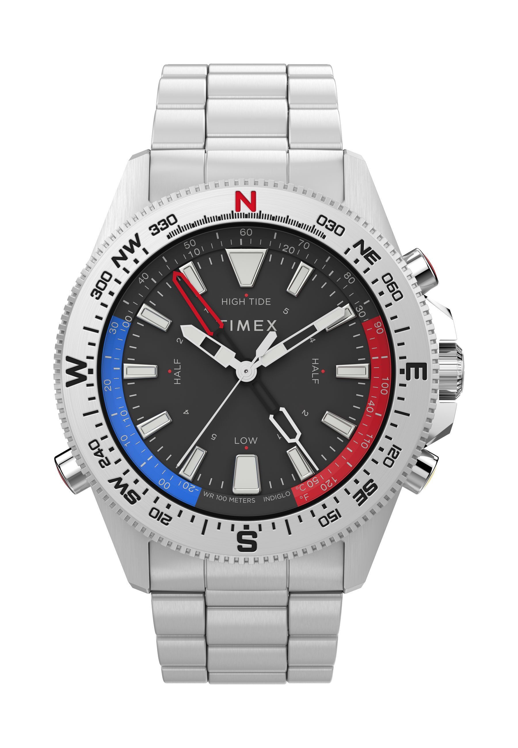 Timex Quarzuhr Tide/Temp/Compass Outdoor, (1-tlg), Quarz-Analoguhr