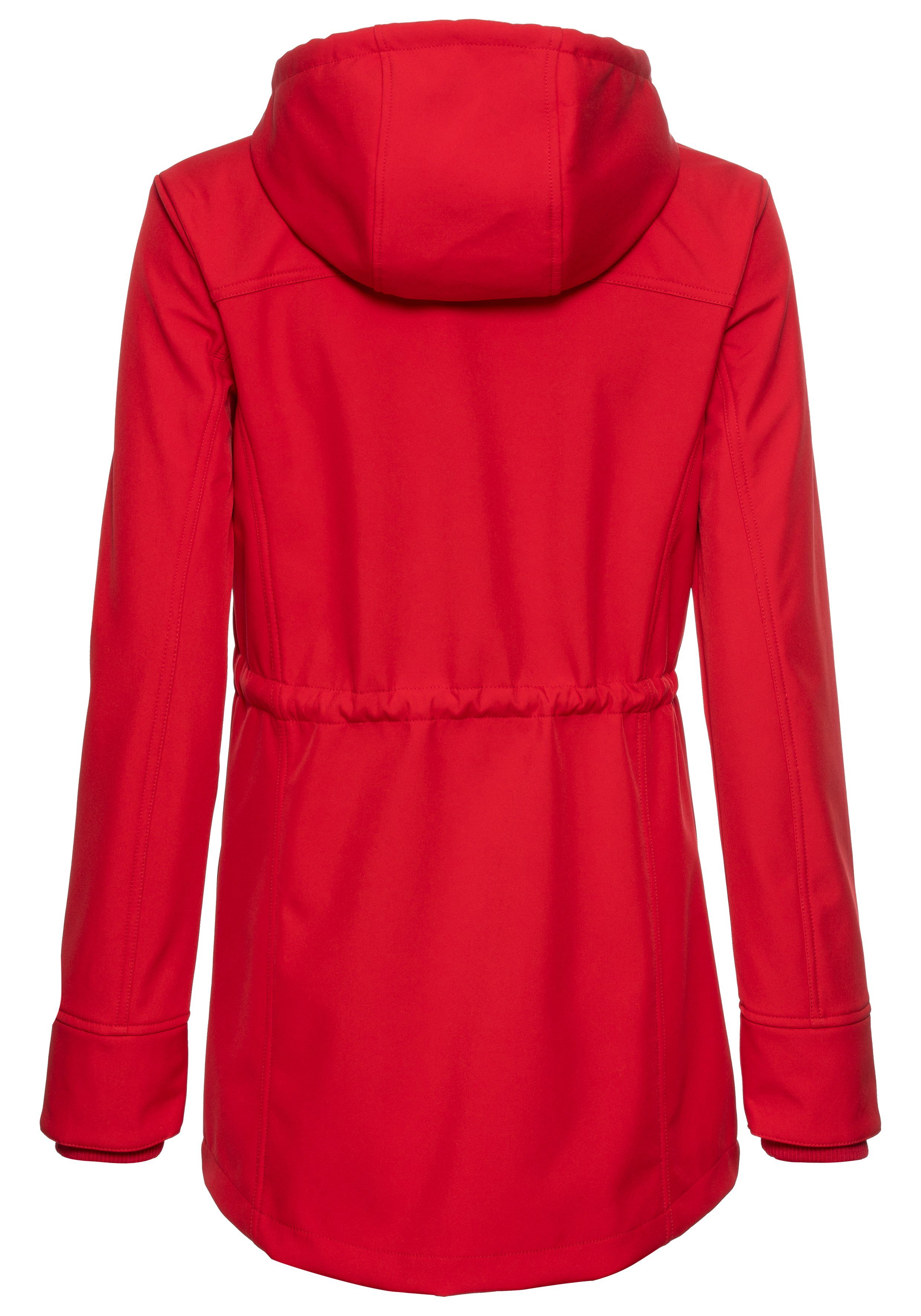 vivance active Softshelljacke mit Kordelzug an der Taille
