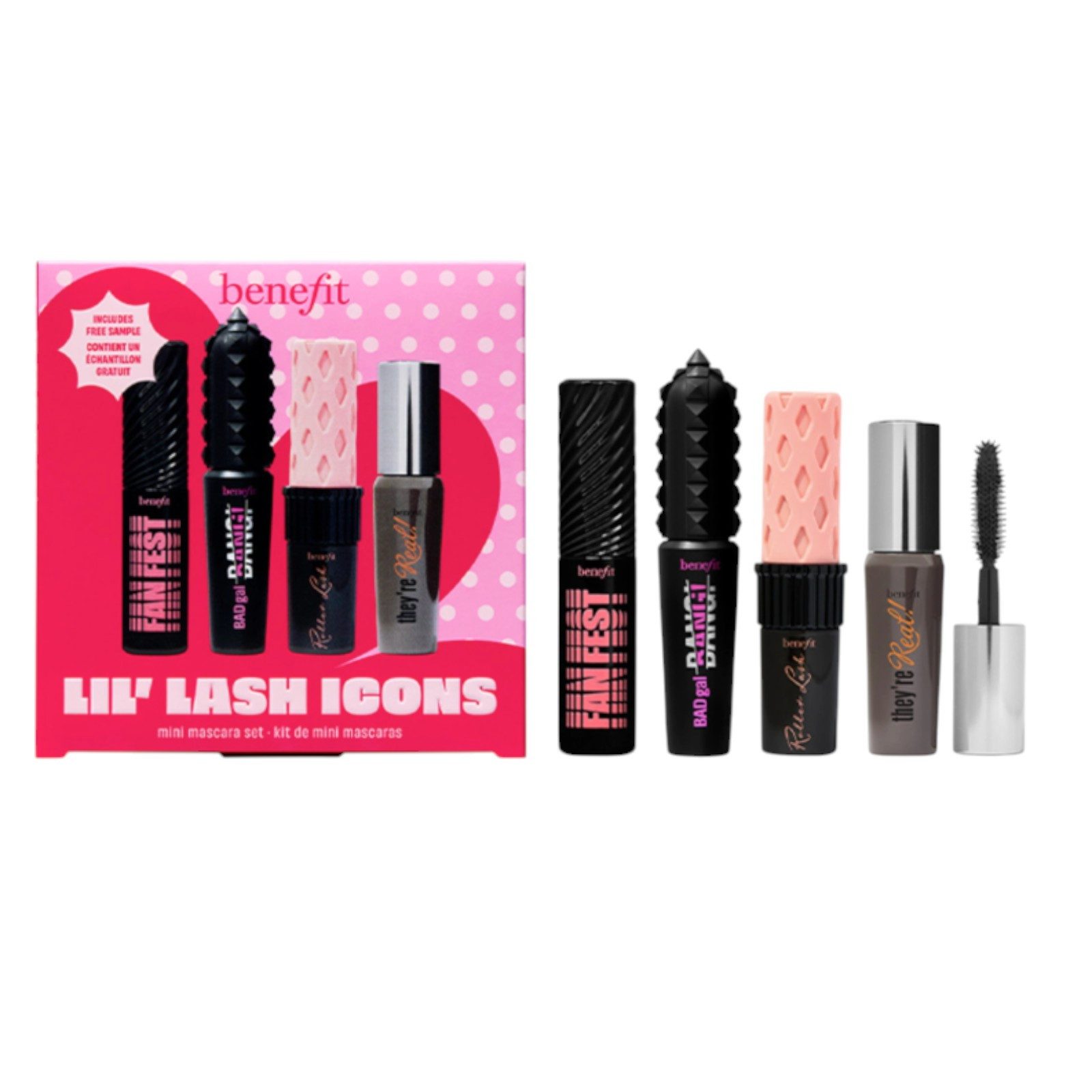 Benefit Augen-Make-Up-Set Benefit Cosmetics Mascara Minis, 4-tlg.