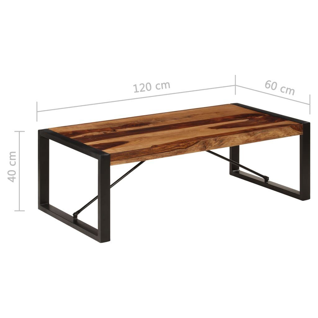 Couchtisch 60 cm (1-St) Couchtisch 40 x 120 x vidaXL Massivholz