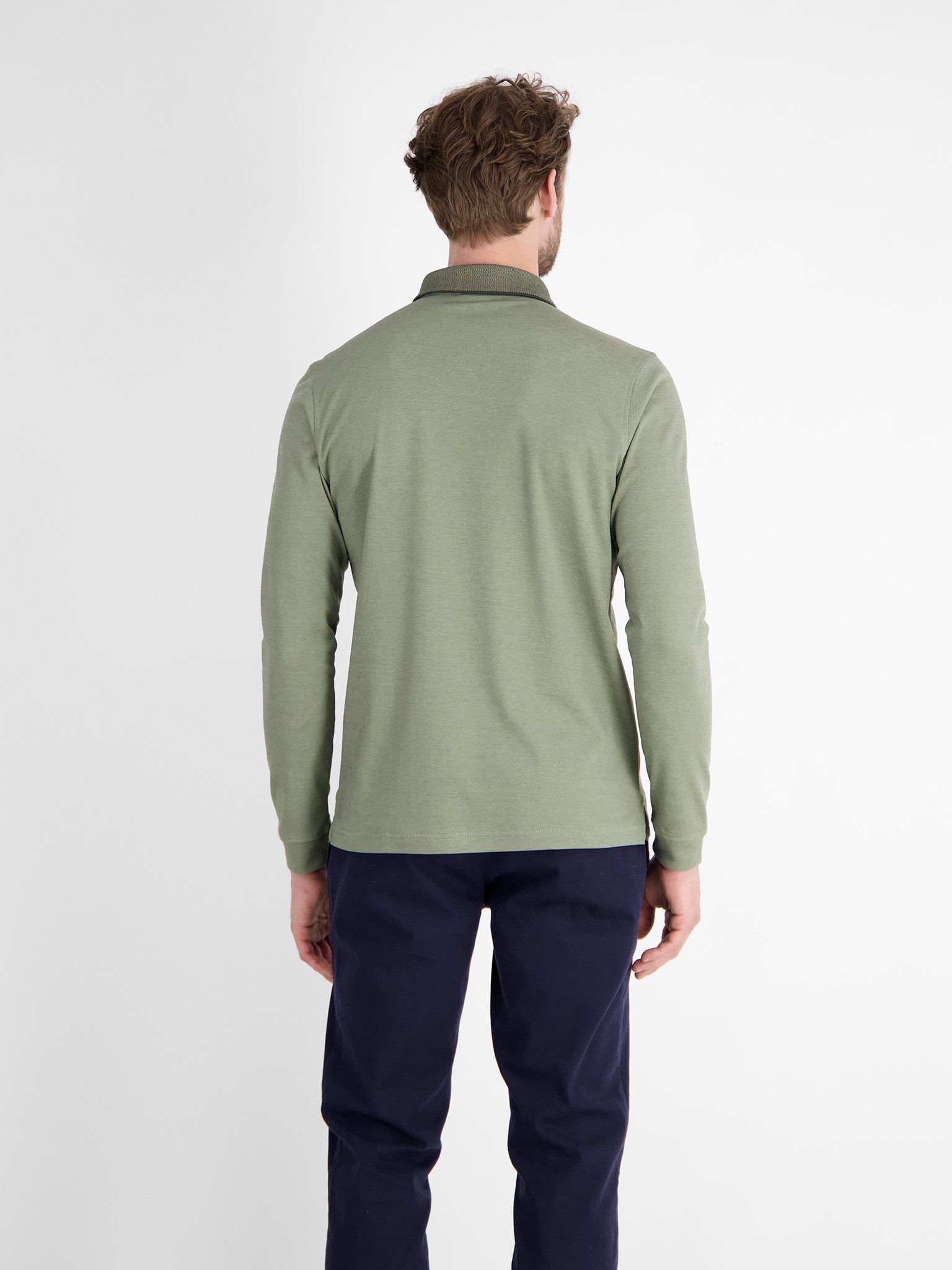 LERROS Langarm-Poloshirt mit Logo-Stickerei günstig online kaufen