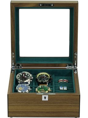 Rothenschild Uhrenbox Rothenschild Uhrenbox RS-2440-W für 4 Uhren und Ma