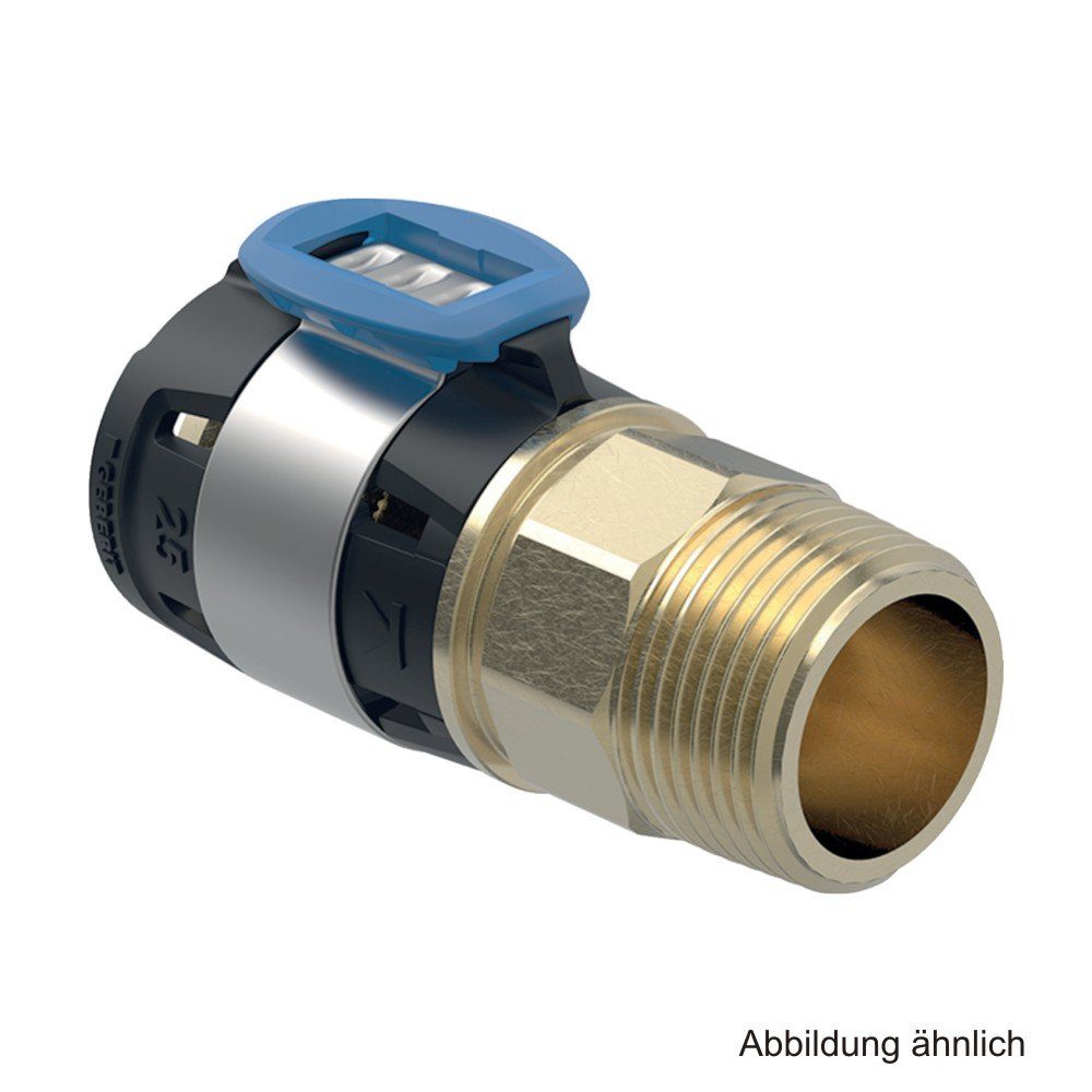 Wasserrohr Geberit FlowFit Übergang mit AG, 25 mm x 3/4"