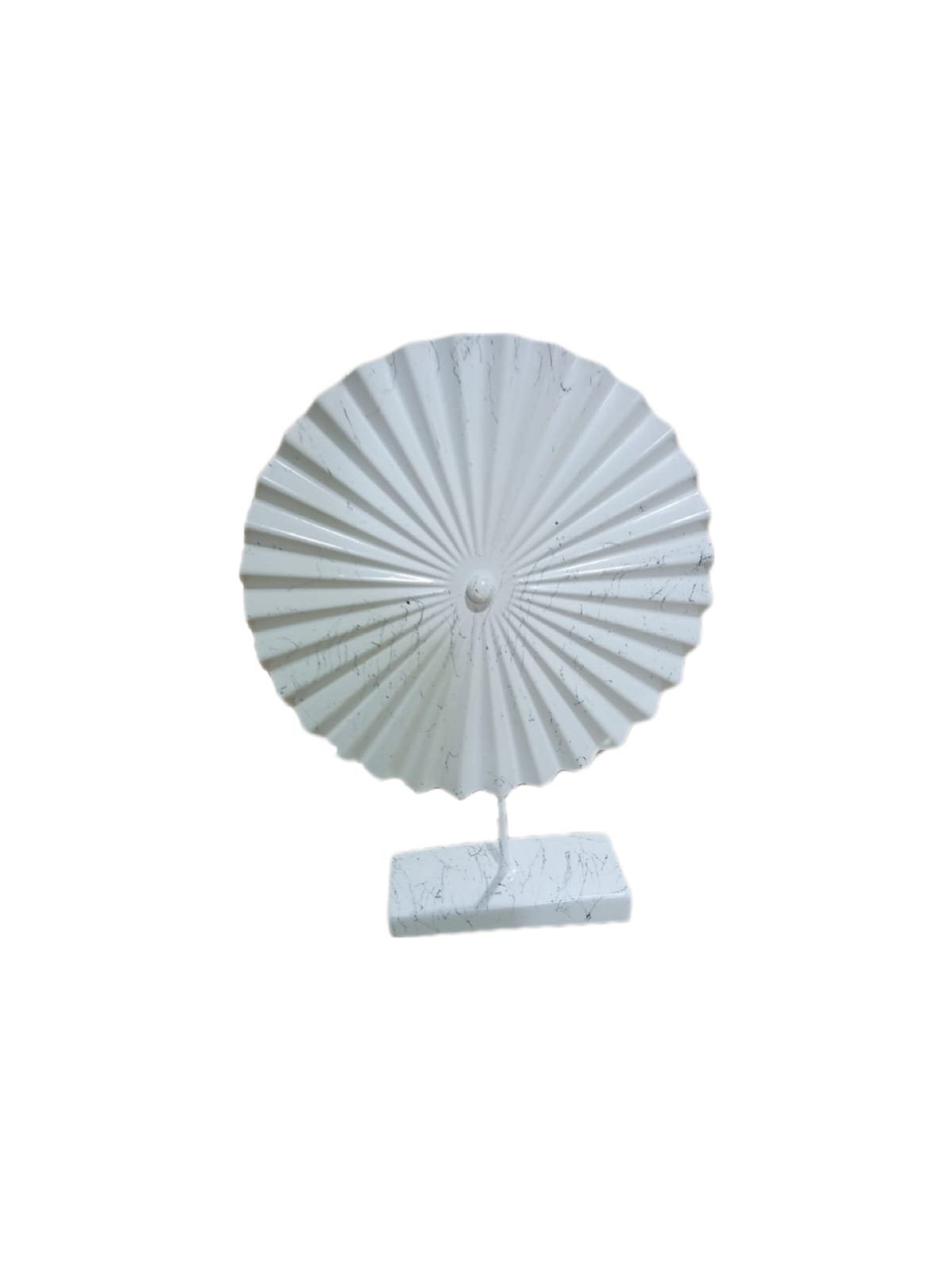 moebel17 Dekofigur 2er aus Sonne Polyresin Marmoroptik, Set Skulptur Weiß Dekofigur