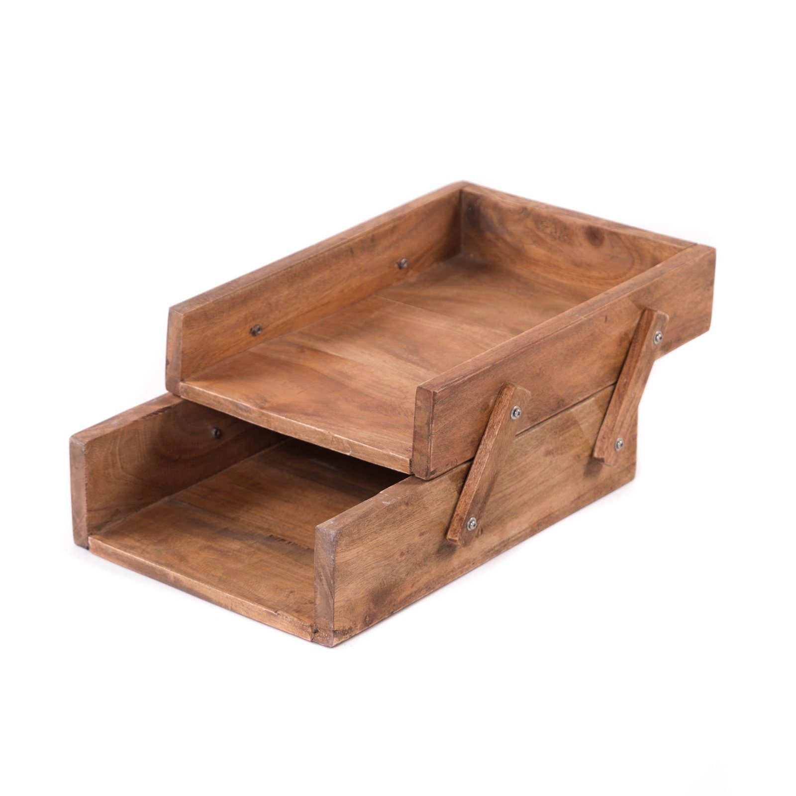 DESIGN DELIGHTS Aufbewahrungsbox DOKUMENTENABLAGE "SLIDE", Altholz massiv H günstig online kaufen