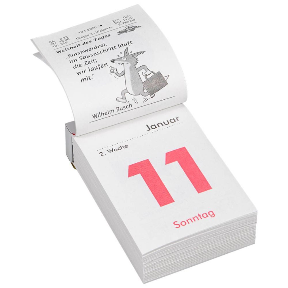 Herlitz Abreißkalender Wandkalender 2027 Gr.4 (6,5 x 10cm) - 1tlg – Bild 3 von 5