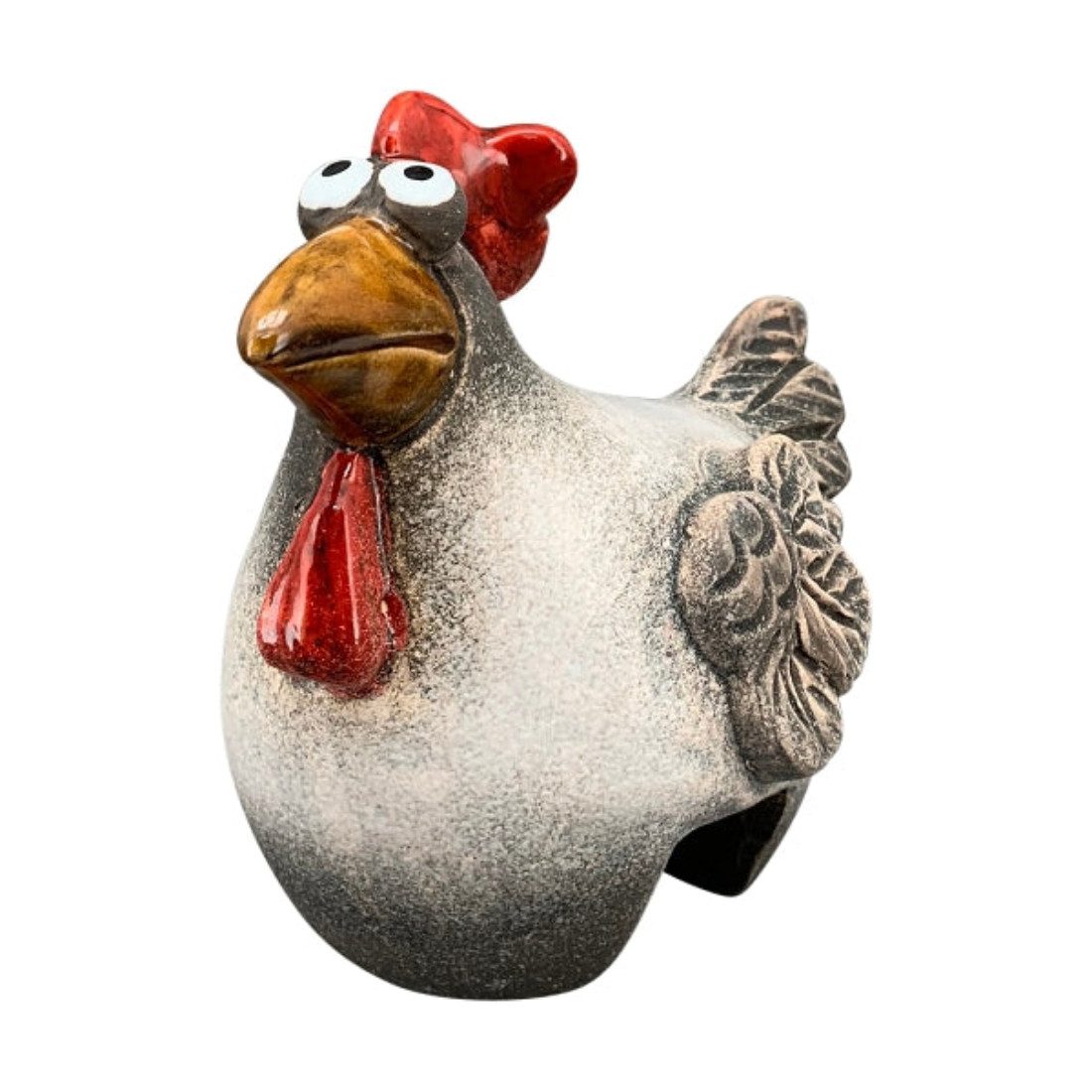 finehomegarden Gartenfigur Zaunhocker Huhn Keramik 3fach günstig online kaufen