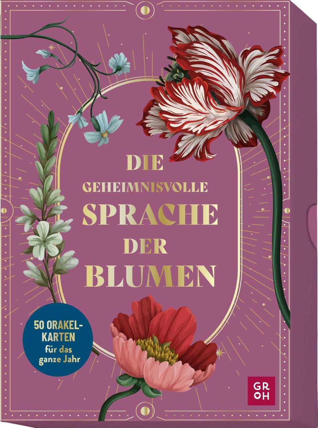 Sachbuch Die geheimnisvolle Sprache der Blumen – 50 Orakelkarten für das ganze diverse