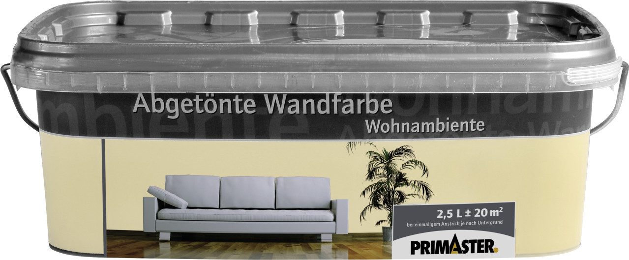 Primaster Wandfarbe Primaster Wandfarbe Wohnambiente 2,5 L vanille