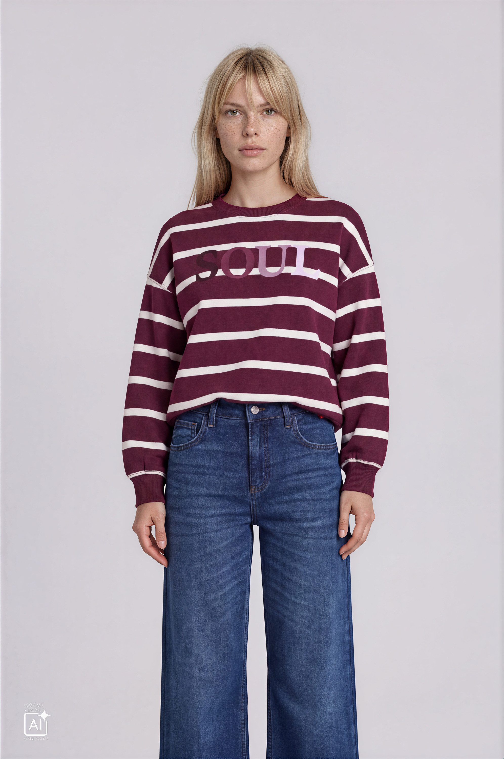Smith & Soul Sweater mit Artwork